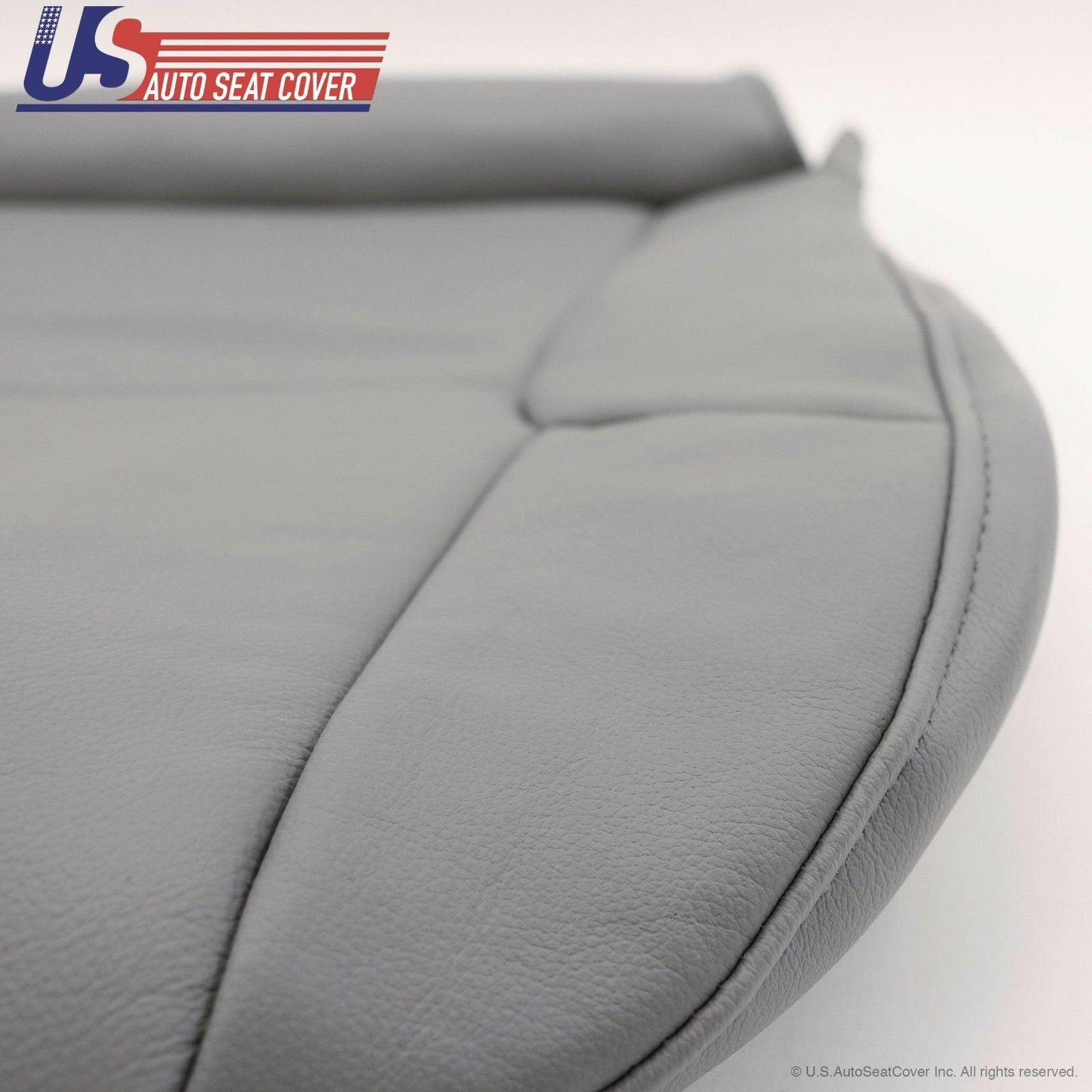 Passenger Lower Bottom Leather Seat Cover Gray Fits 2003-2009 Toyota 4Runner