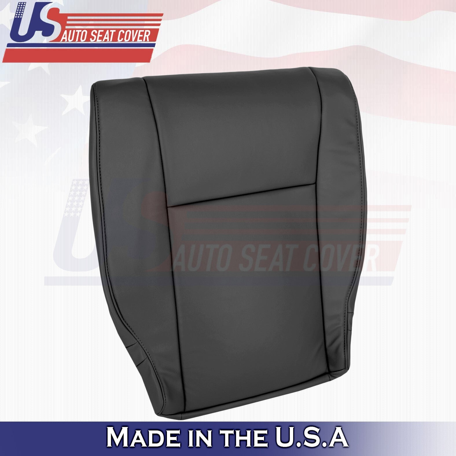 2007-2010 Fits Toyota Tundra Rear Passenger Bottom & Top Leather Cover Black