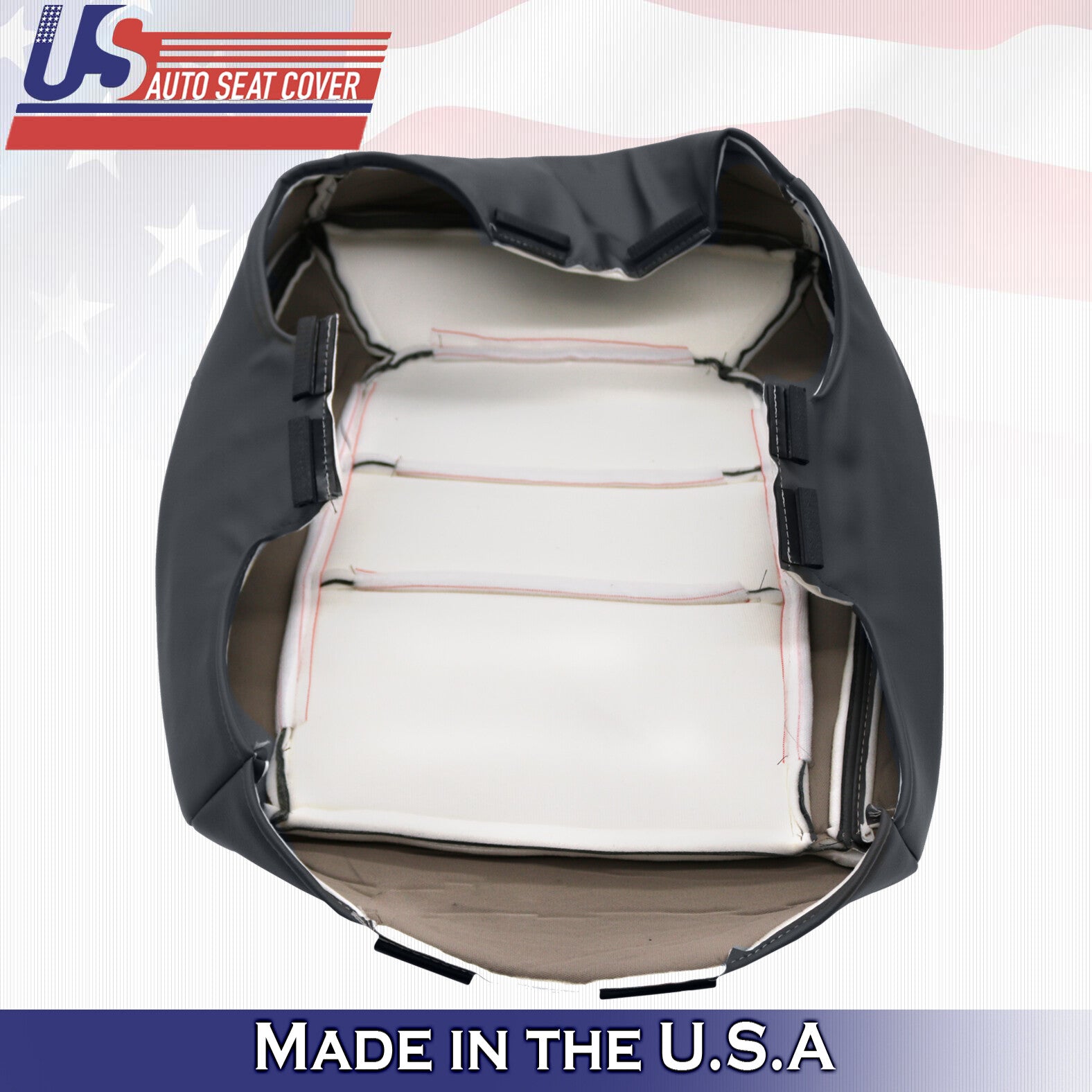 2001 2002 2003 Ford Explorer Sport Trac Passenger Bottom Leather Seat Cover Gray