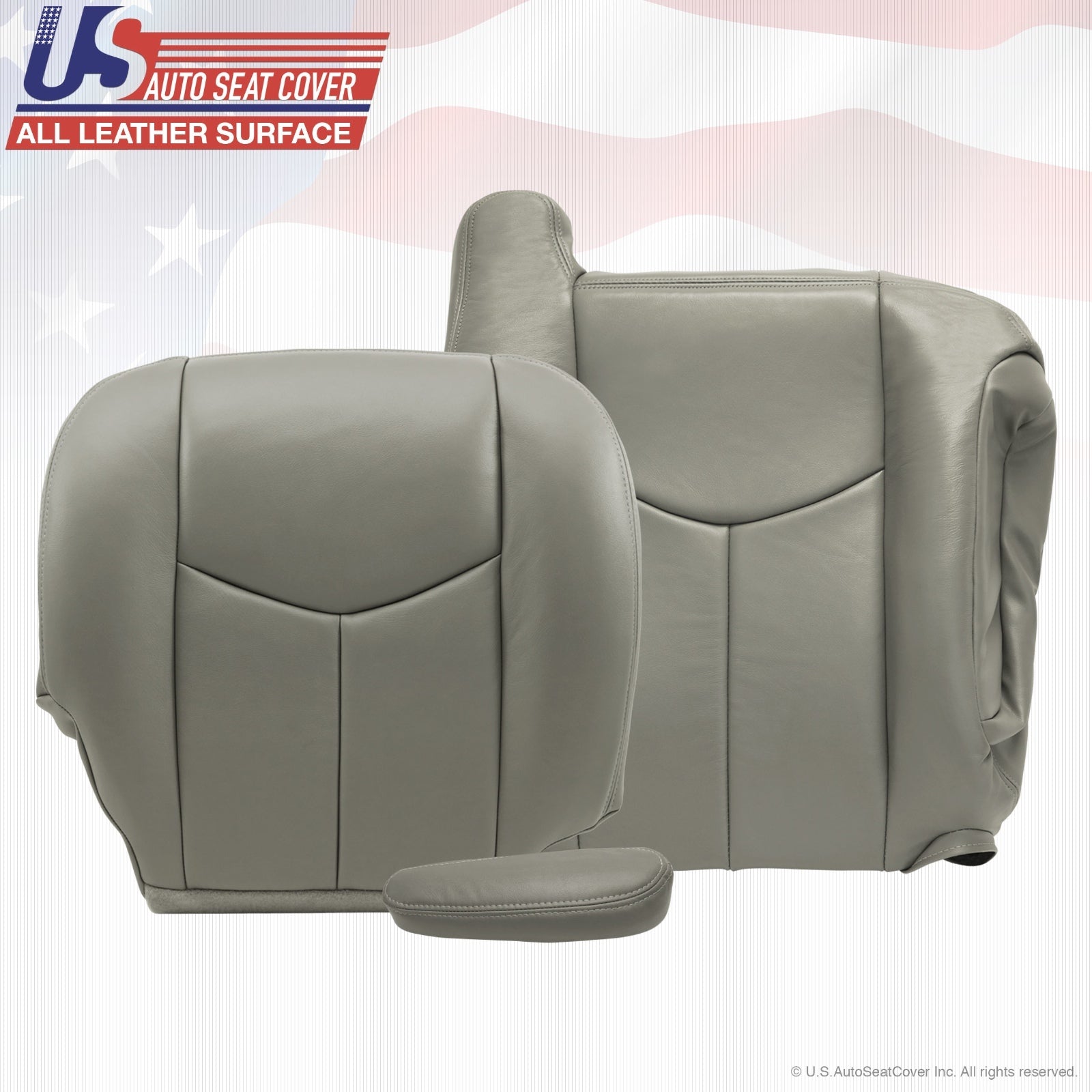 2003 To 2006 GMC Yukon Sierra Upholstery leather Upholstery Replacement Gray 922