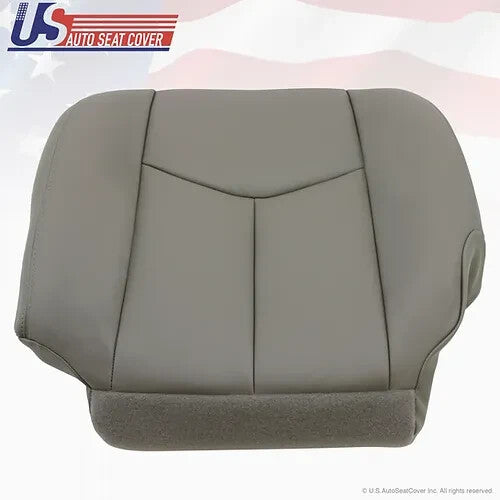 2003 to 2006 Fits Chevy Tahoe Suburban Yukon Driver Bottom Leather Cover Gray
