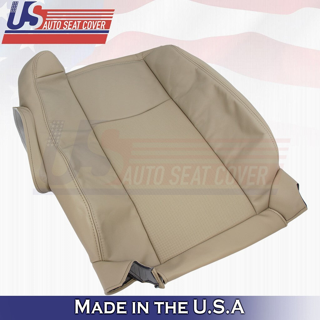 2004 - 2009 For Cadillac SRX Driver & Passenger upper Leather Cover Cashmere Tan
