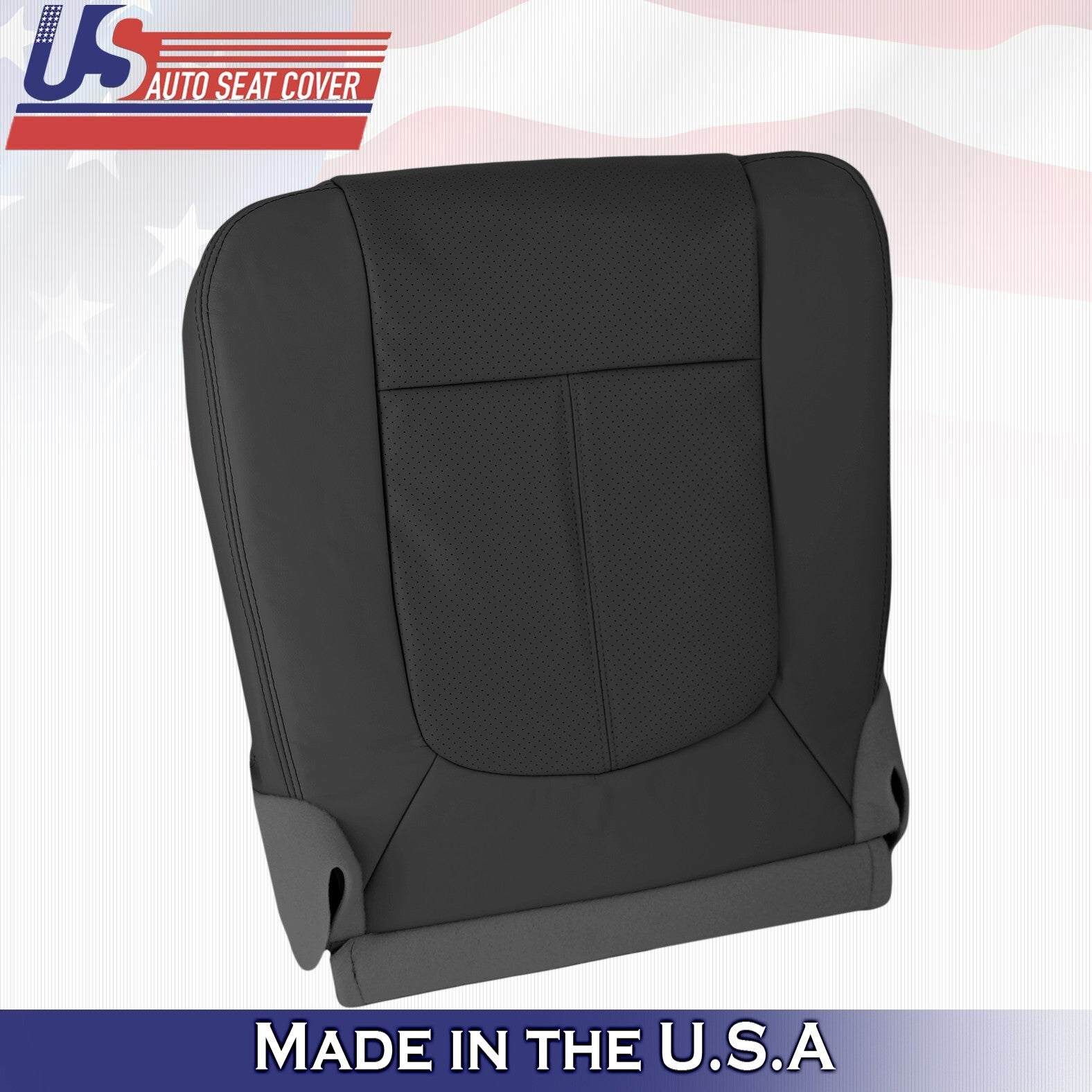 2013 2014 For Ford F450 F550 Lariat Passenger Top & Bottom Leather Seat Covers