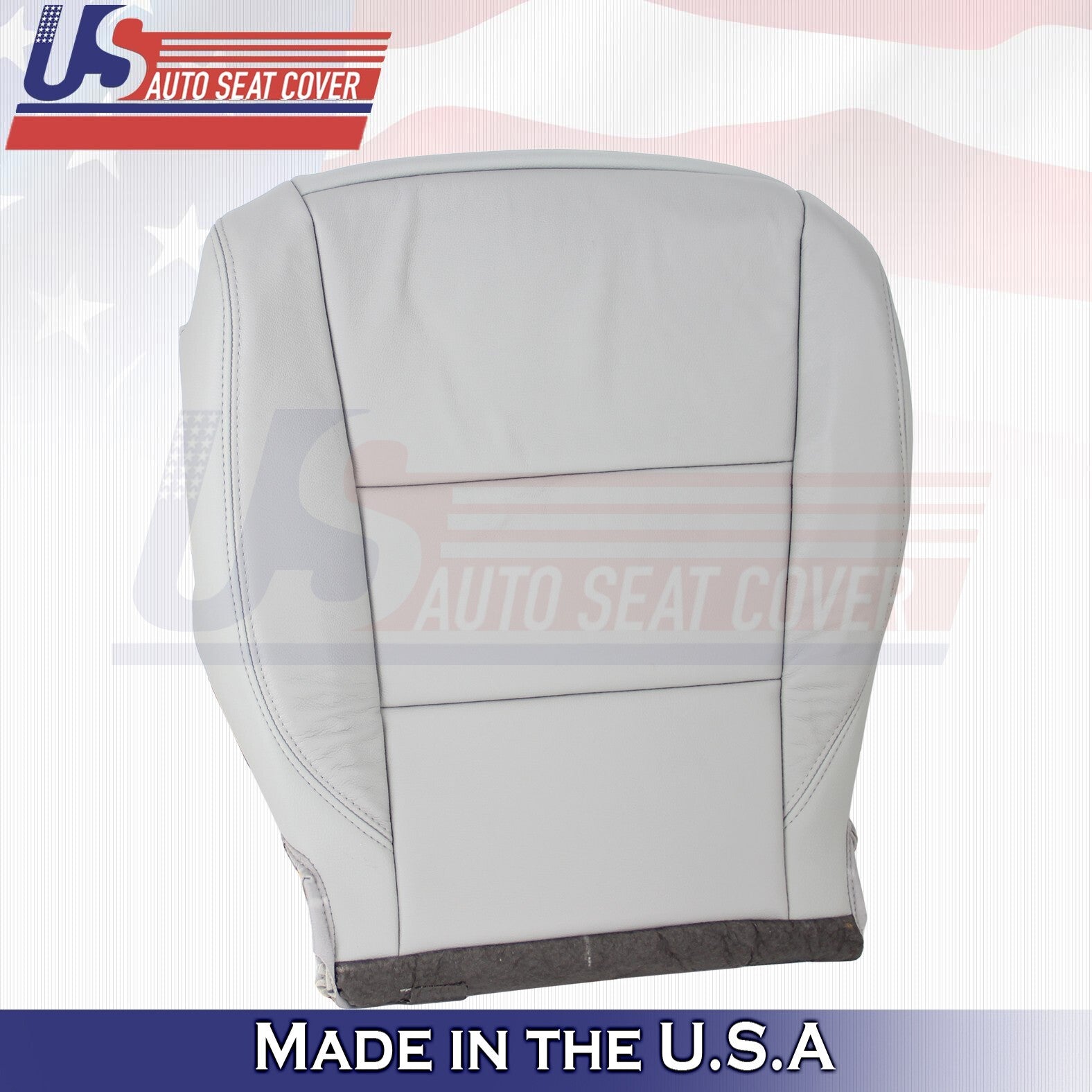 2017 to 2019 For Toyota Sienna Driver &Passenger Bottoms Leather Seat Cover Gray