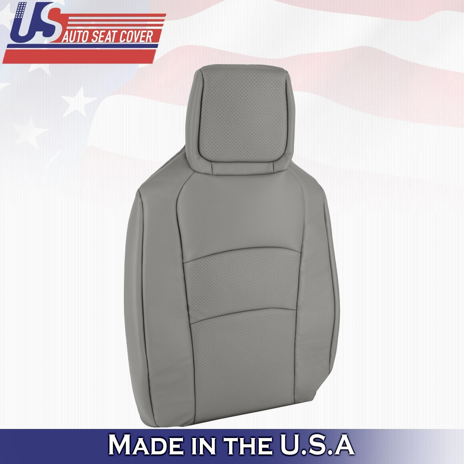 2009-2014 Fits Ford Econoline Van Driver & Passenger Tops Vinyl Cover Gray