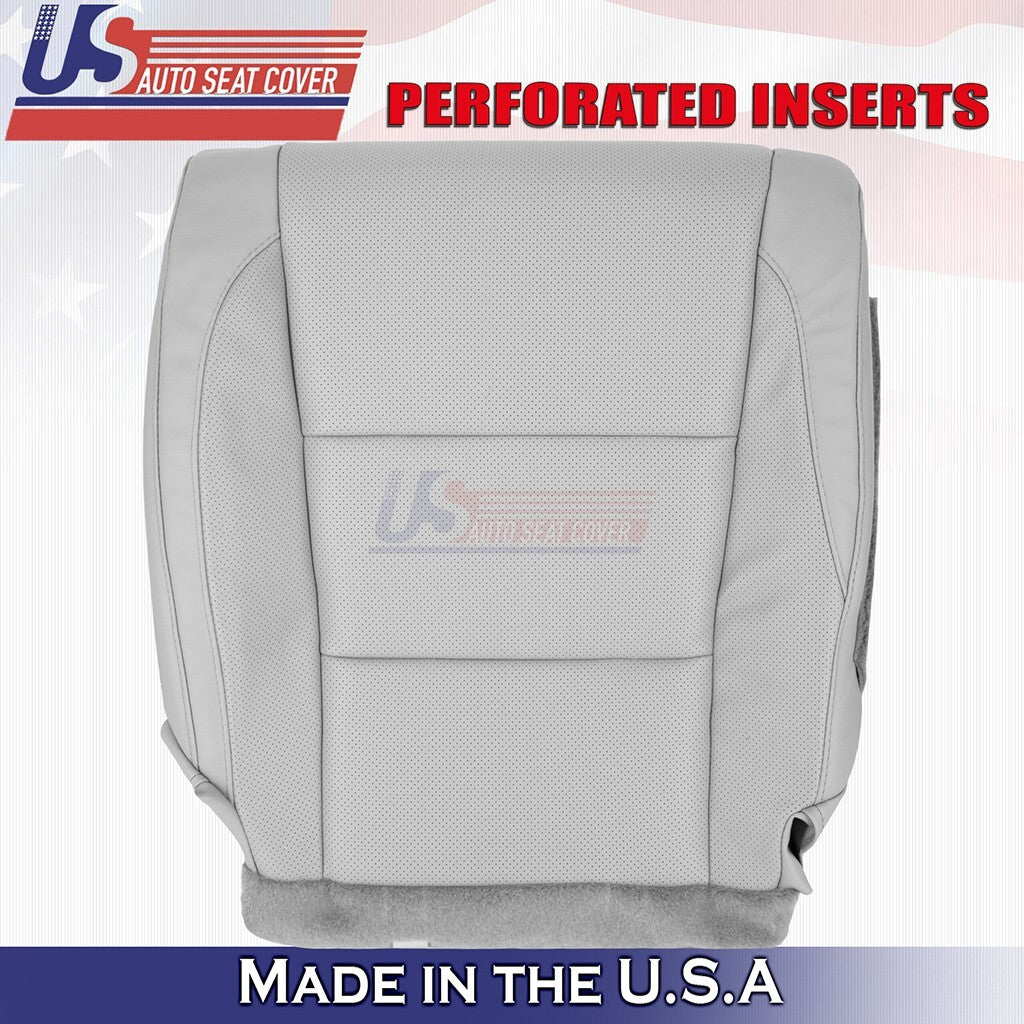 2014-2019 For Toyota Highlander Driver & Passenger Top Bottom Leather Cover Gray