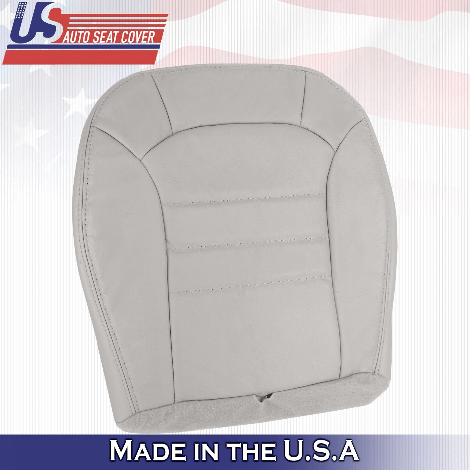 2002 -2004 Fits Jeep Liberty Front Set Bottoms &Tops Leather Seat Covers Taupe