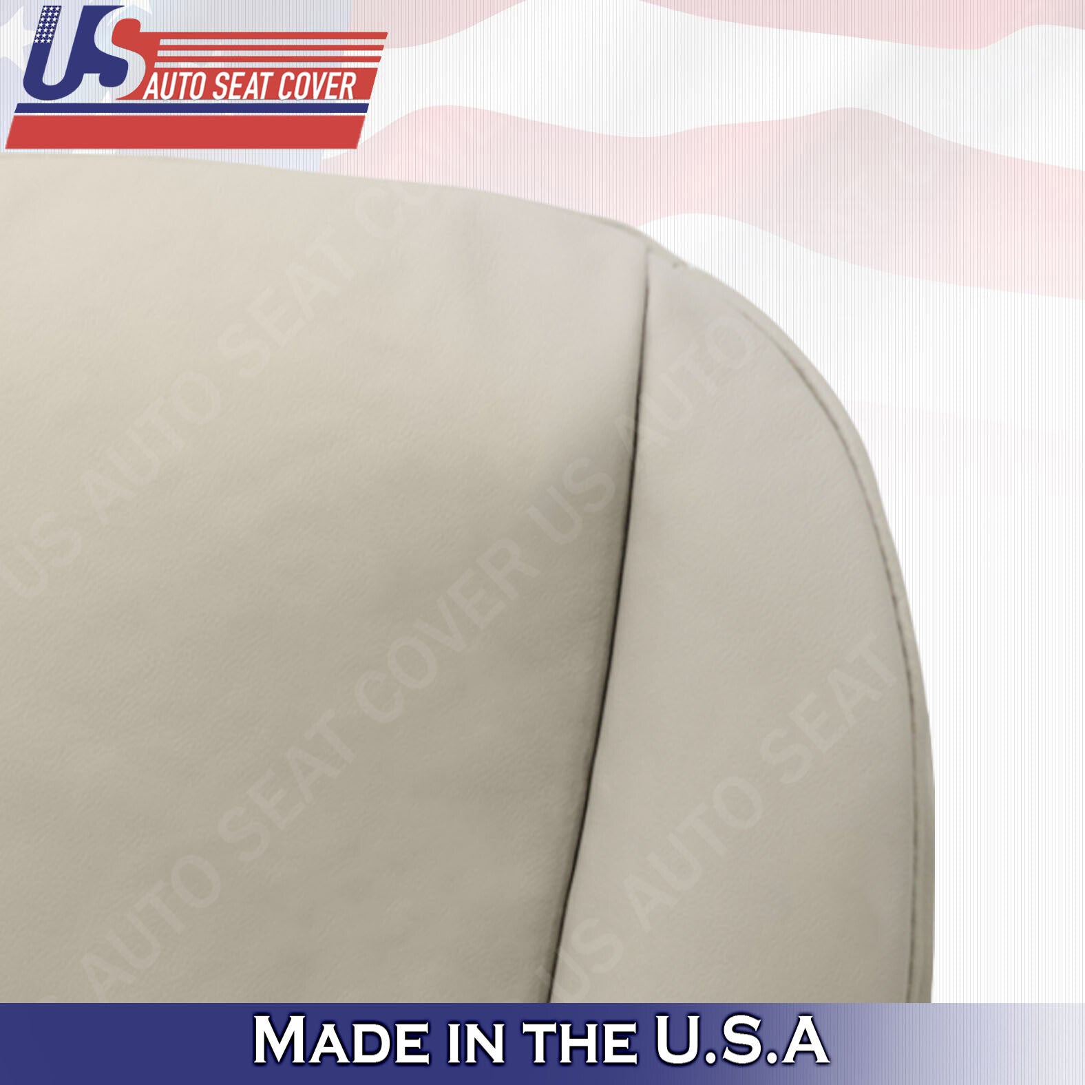2007 to 2011 For Toyota Camry Driver Side Bottom Leather Seat Cover in Tan