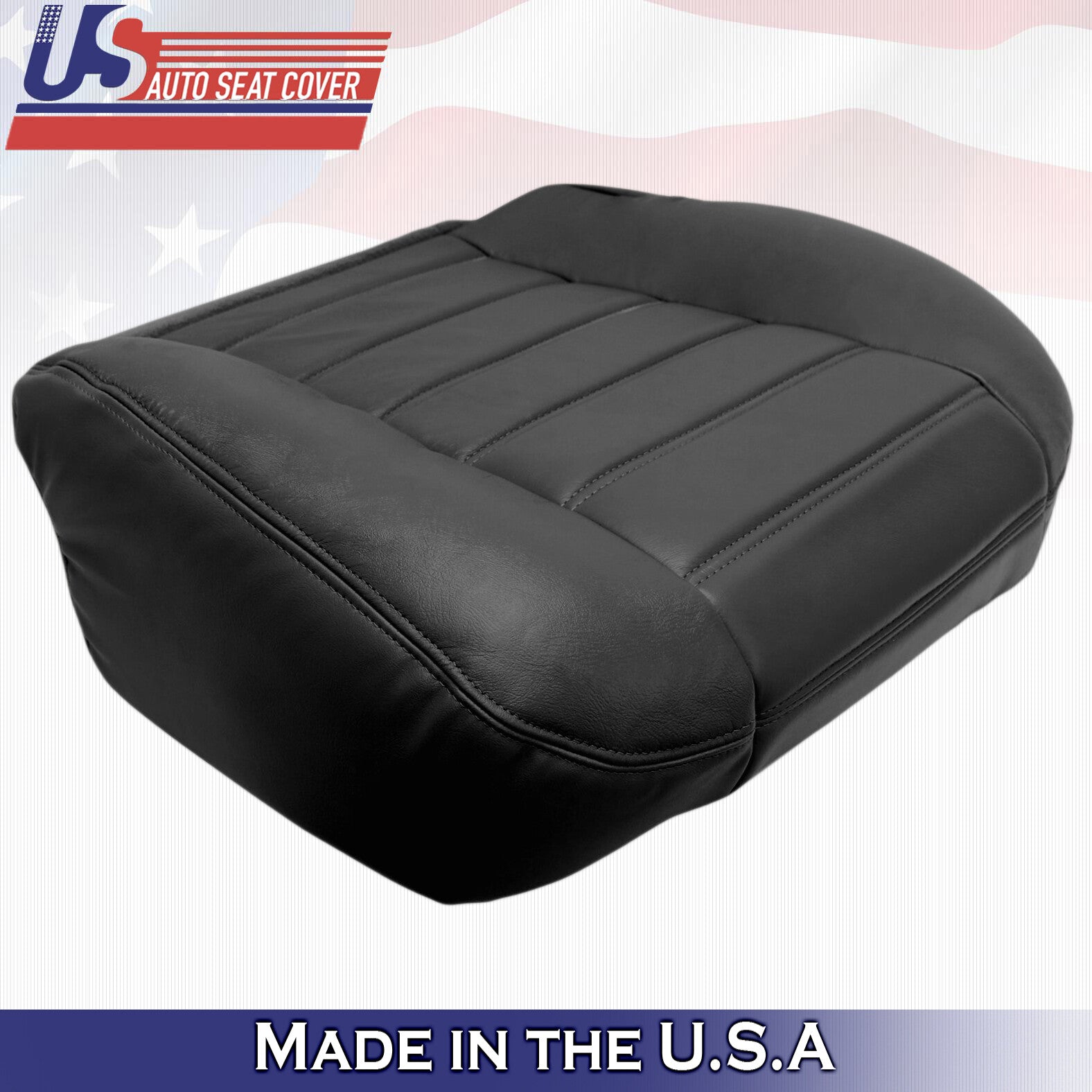 2003 2004 2005 For Hummer H2 Driver Top Bottom & Armrest Leather Seat Covers