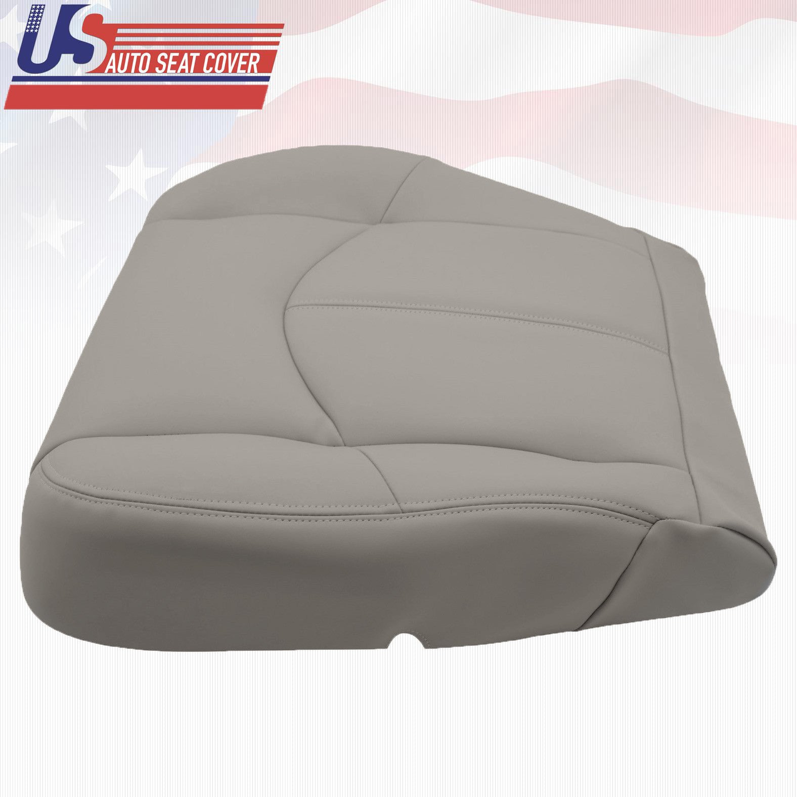 Fits 2000 Lexus RX300 Front Driver Side Bottom Replacement Leather Seat Gray