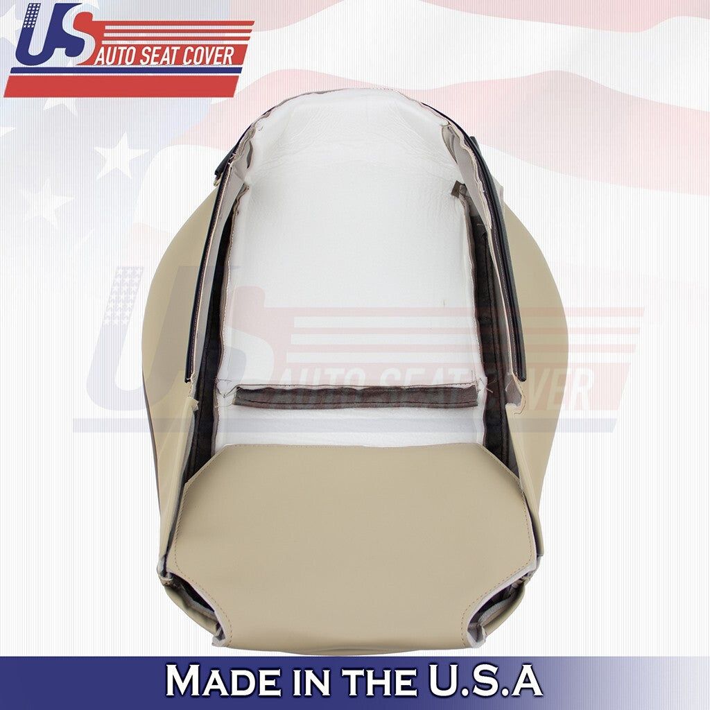 2001 to 2005 For Lexus IS300 Driver & Passenger Bottoms Perf Leather Cover Tan