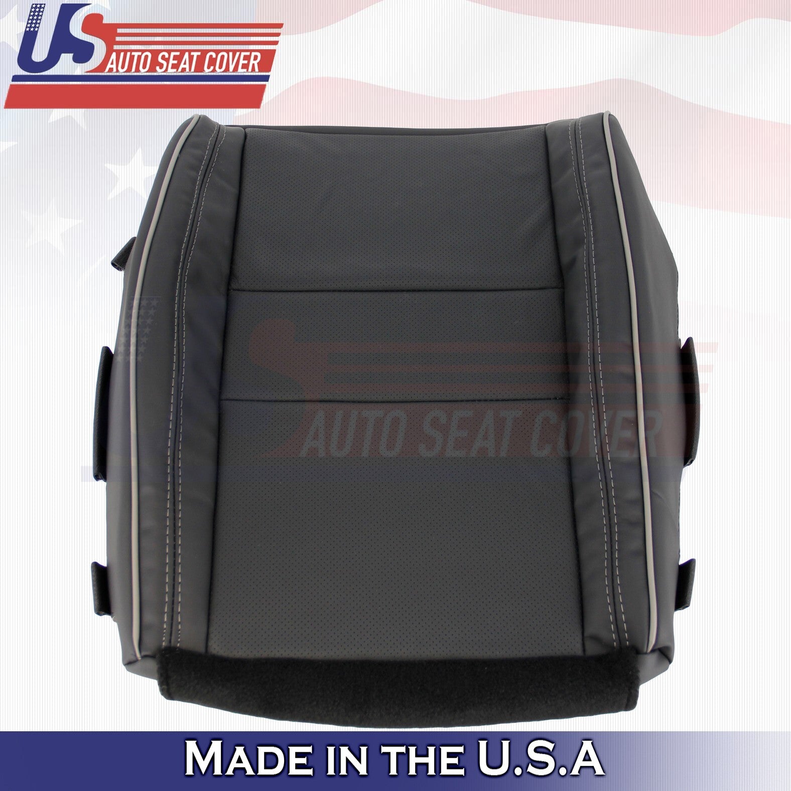 2011 to 2014 For Jeep Grand Cherokee Overland Driver Bottom Leather Cover Black