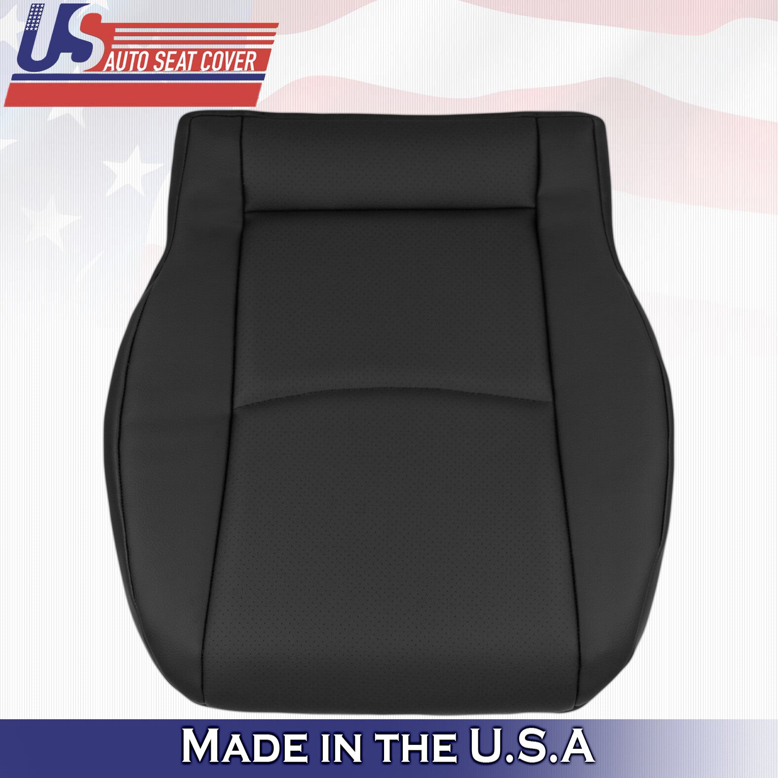 2001 to 2004 For Mercedes Benz Driver & Passenger Bottom Leather Covers in Black