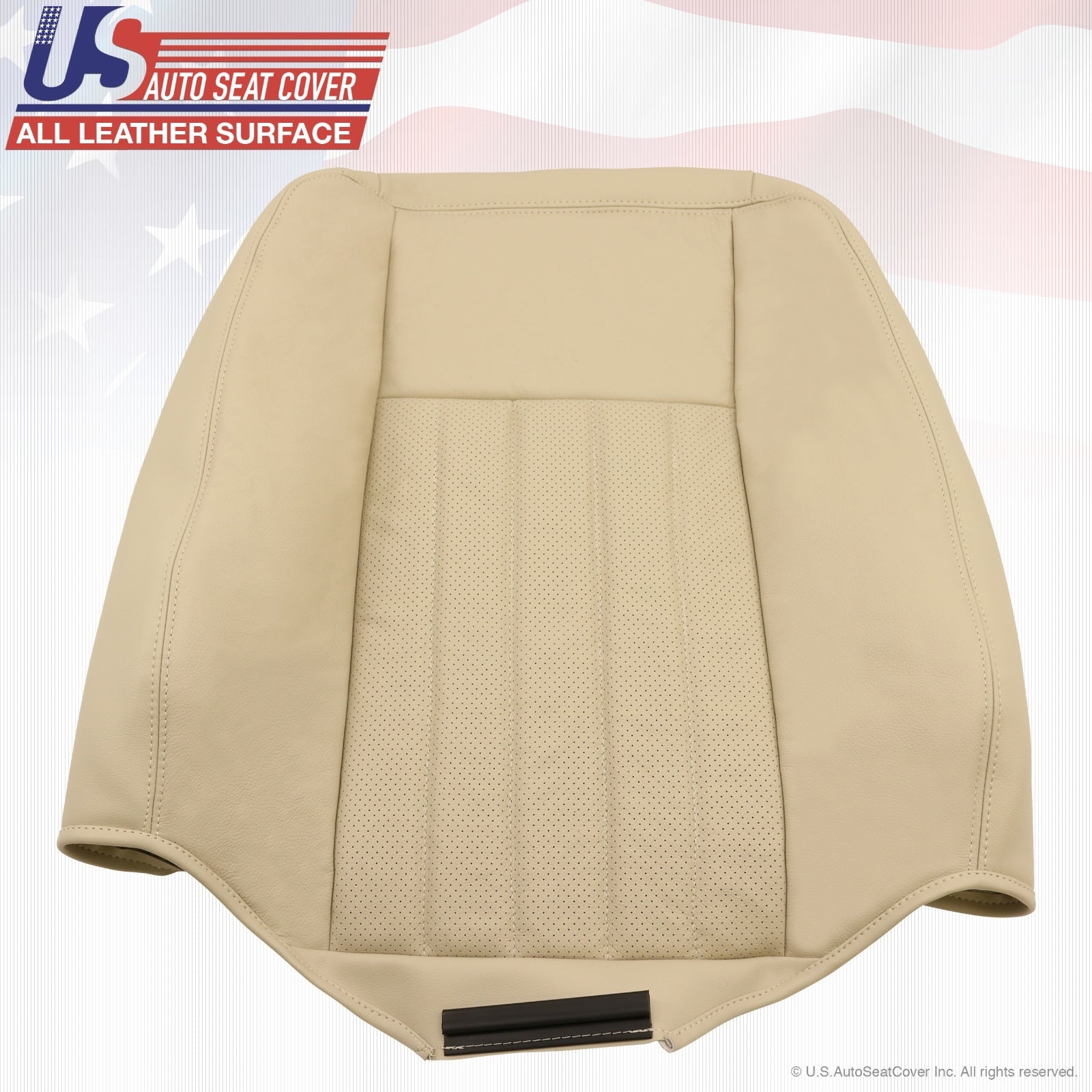 2003 2004 Lincoln Navigator Driver Upper Back Replacement Leather Seat Cover TAN