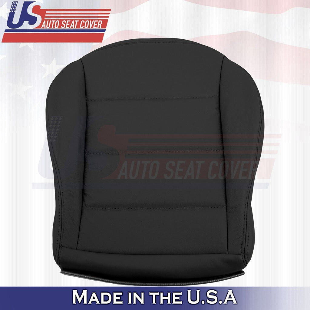 1999 to 2004 For Volkswagen Jetta Passenger Bottom & Top Leather Cover Black