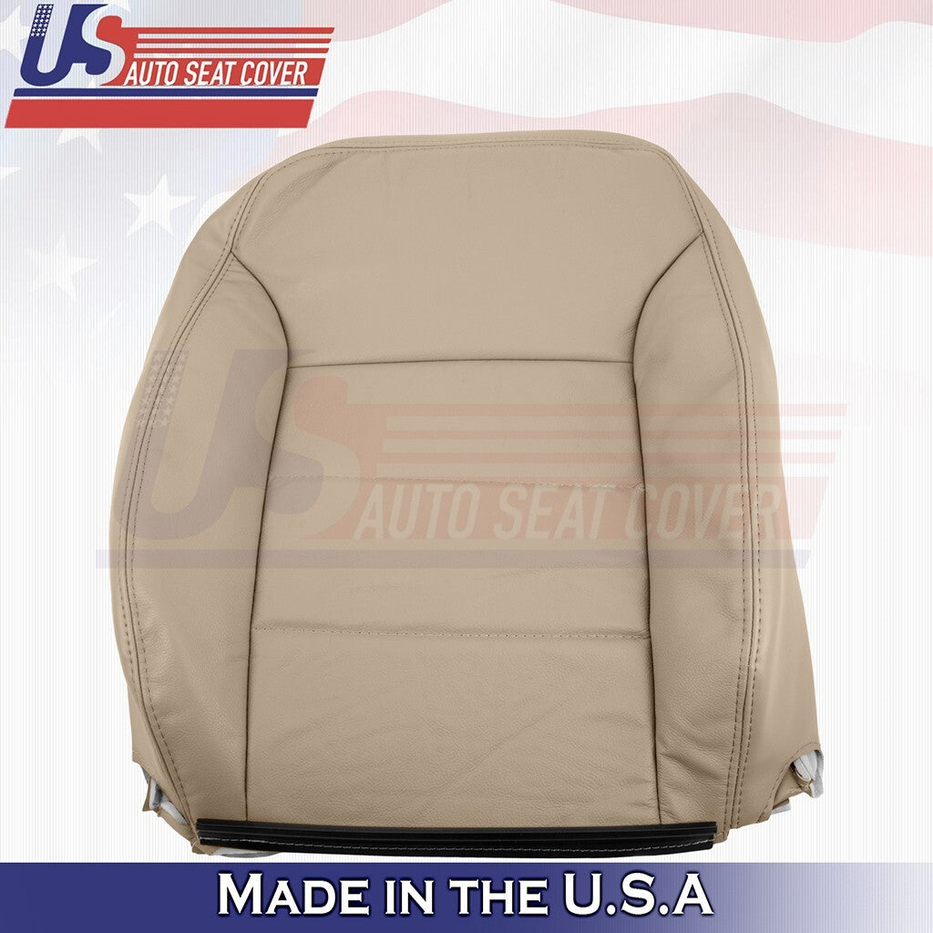 1999 to 2004 For Volkswagen Jetta Driver Bottom & Top Vinyl Seat Cover Beige