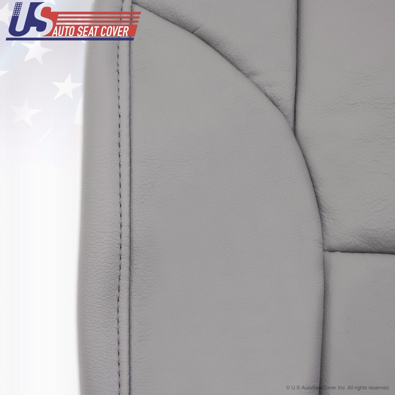 Front Driver Bottom Synthetic Leather Seat Cover Gray For 2007 08 Toyota 4Runner