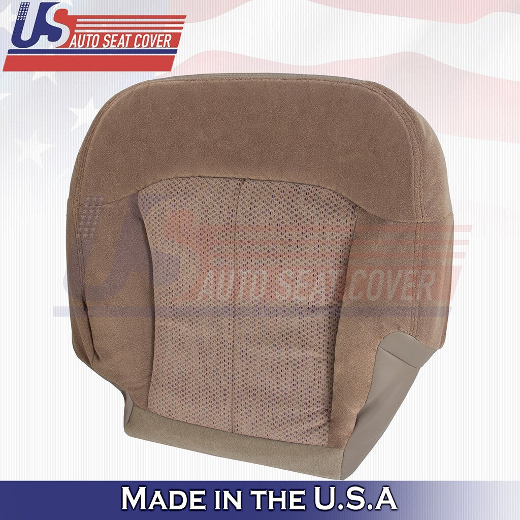 1999 to 2002 For Chevy Silverado Driver &Passenger Bottoms Cloth Cover Dark Tan