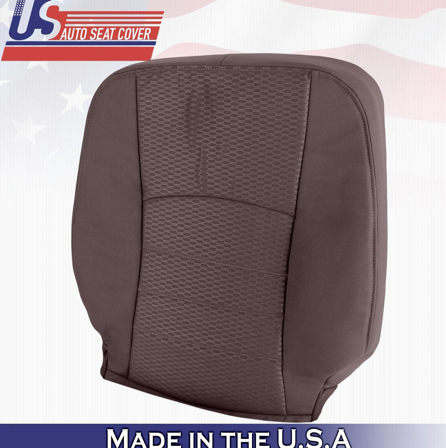 2016 2017 2018 For Dodge Ram 4500 5500 SLT Driver Top Cloth Seat Cover Brown