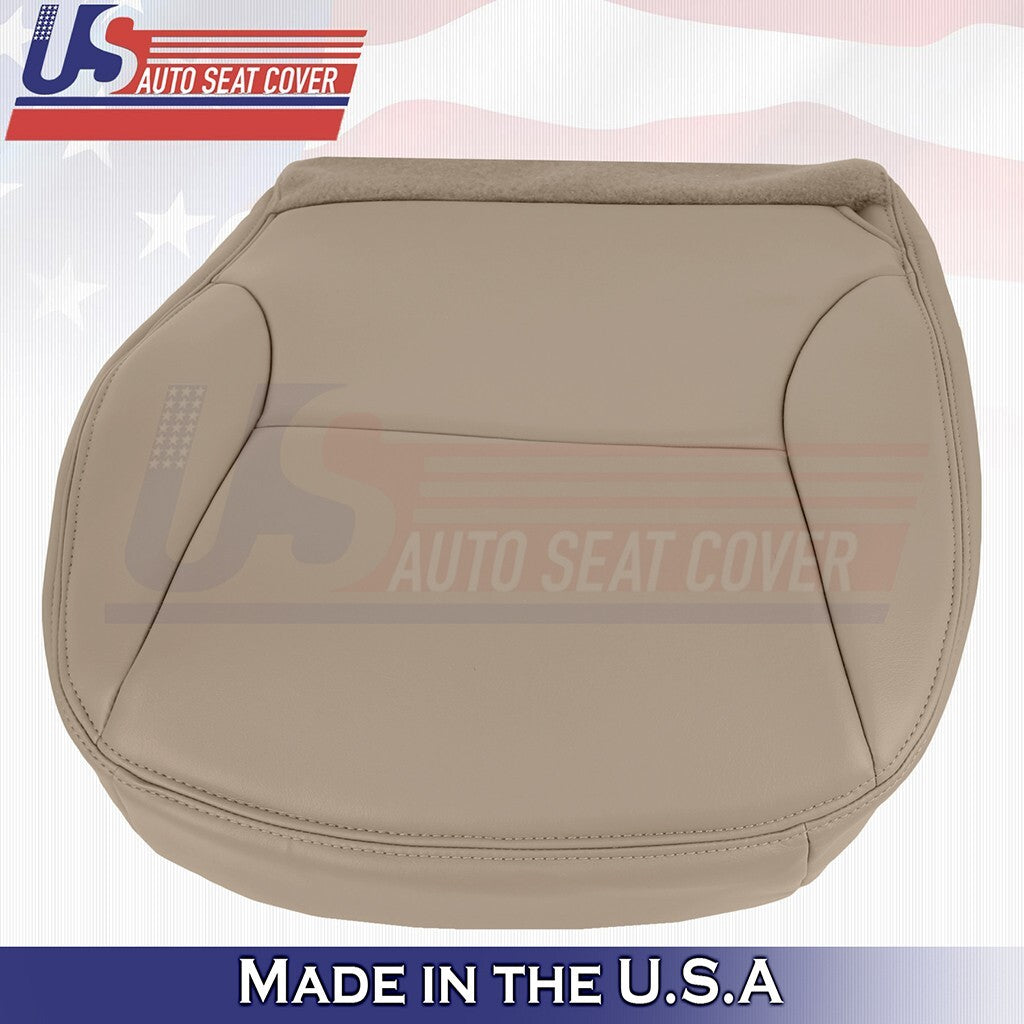 1997 1998 Fits Ford F150 Lariat Driver Bottom & Top Leather Seat Cover Tan