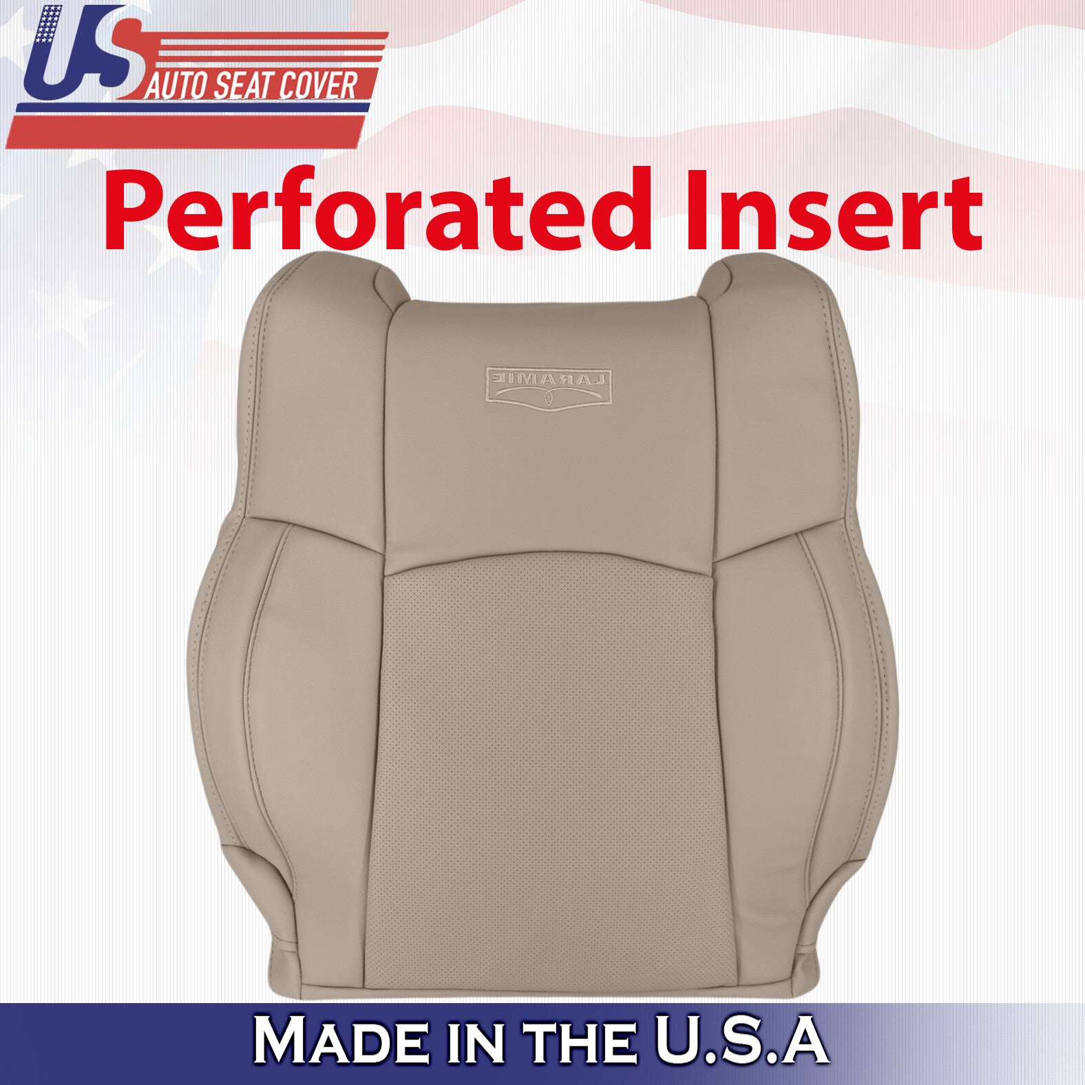 2009 2010 2011 2012 For Dodge Ram Laramie Driver Side Top Leather Cover Tan