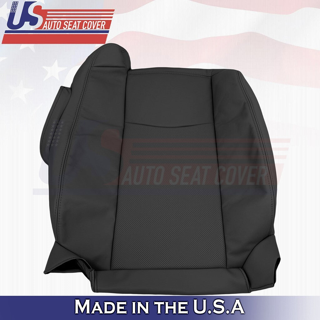 2004 to 2009 For Cadillac SRX Front Driver Passenger Tops Leather Cover Black