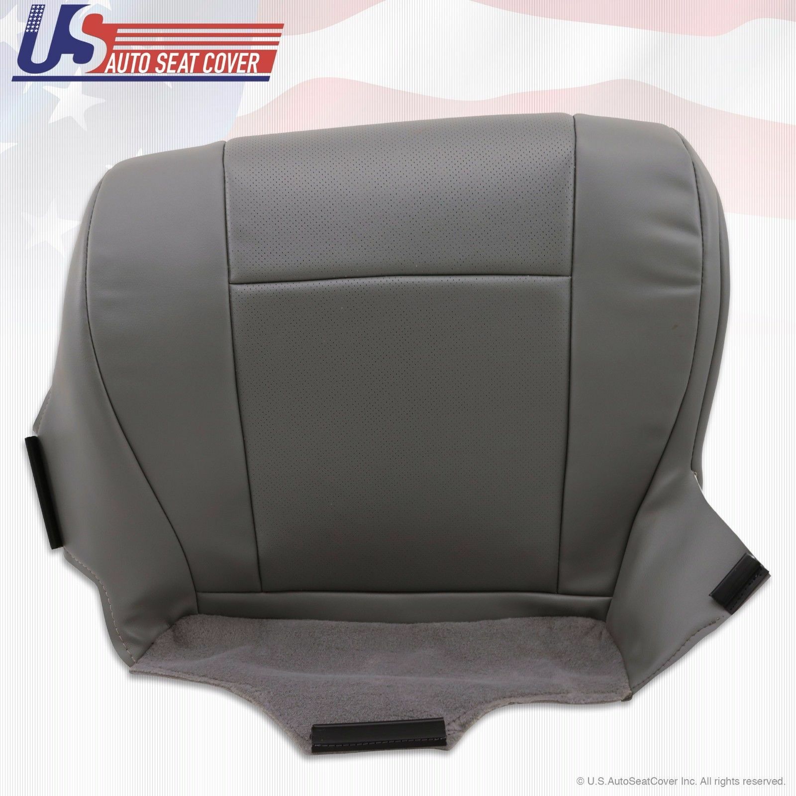 2011 2012 Ford E150 E250 Van Driver-Passenger Bottom Perforated Vinyl Cover Gray