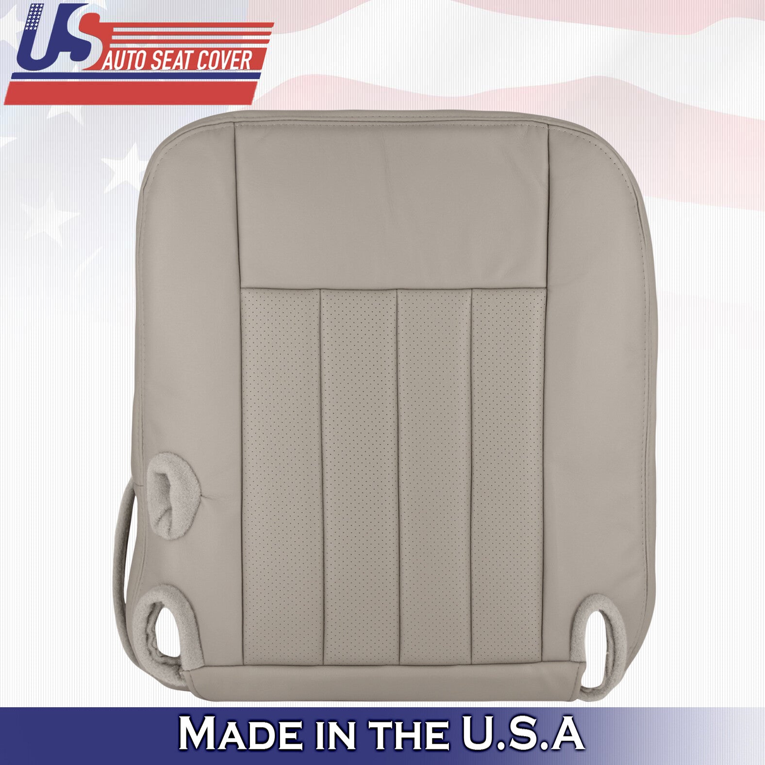 2003 to 2005 For Lincoln Town Car Signature Passenger Bottom Leather Cover Gray