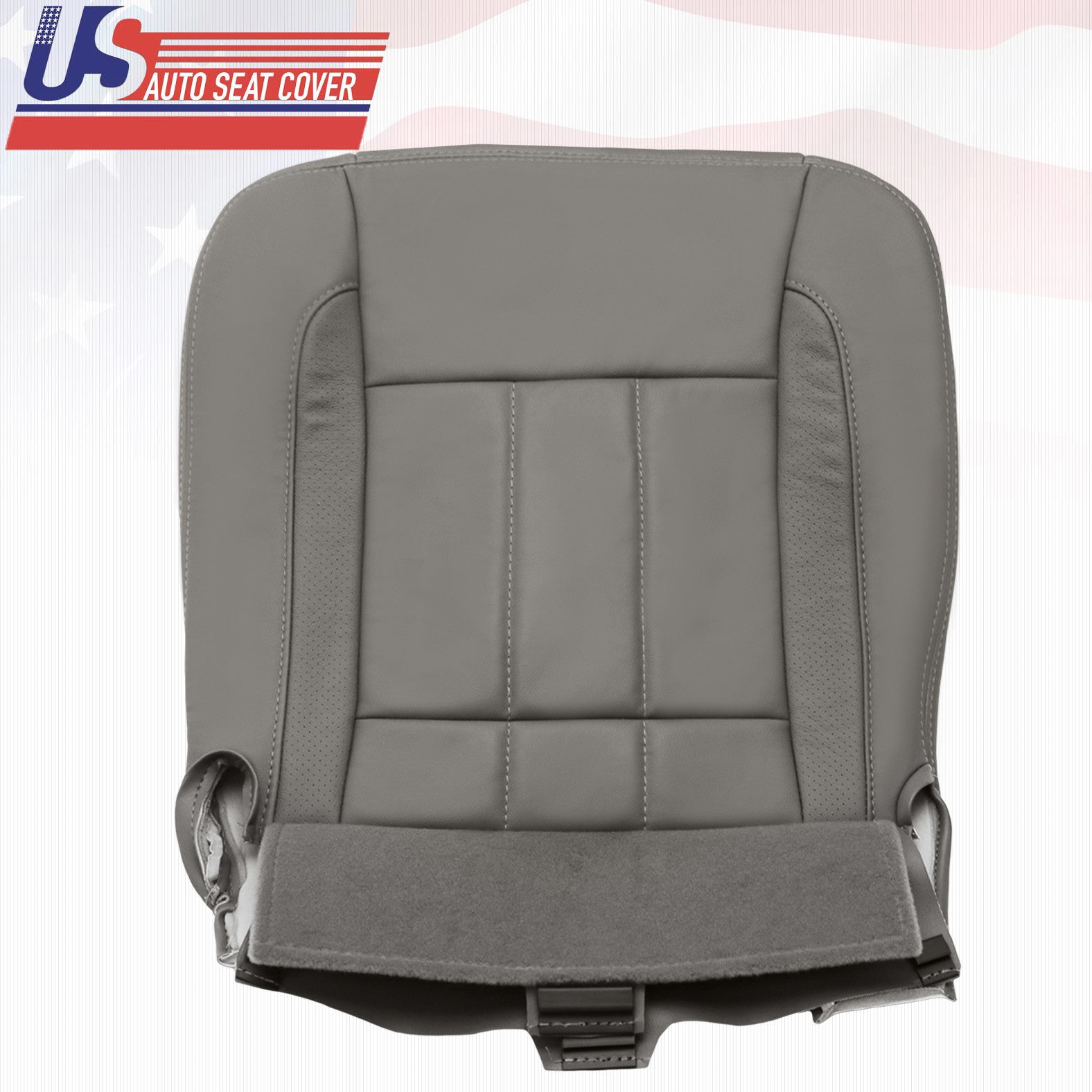 2006 to 2009 Fits Dodge Ram Laramie Driver Bott20om Leather Seat Cover Khaki Tan