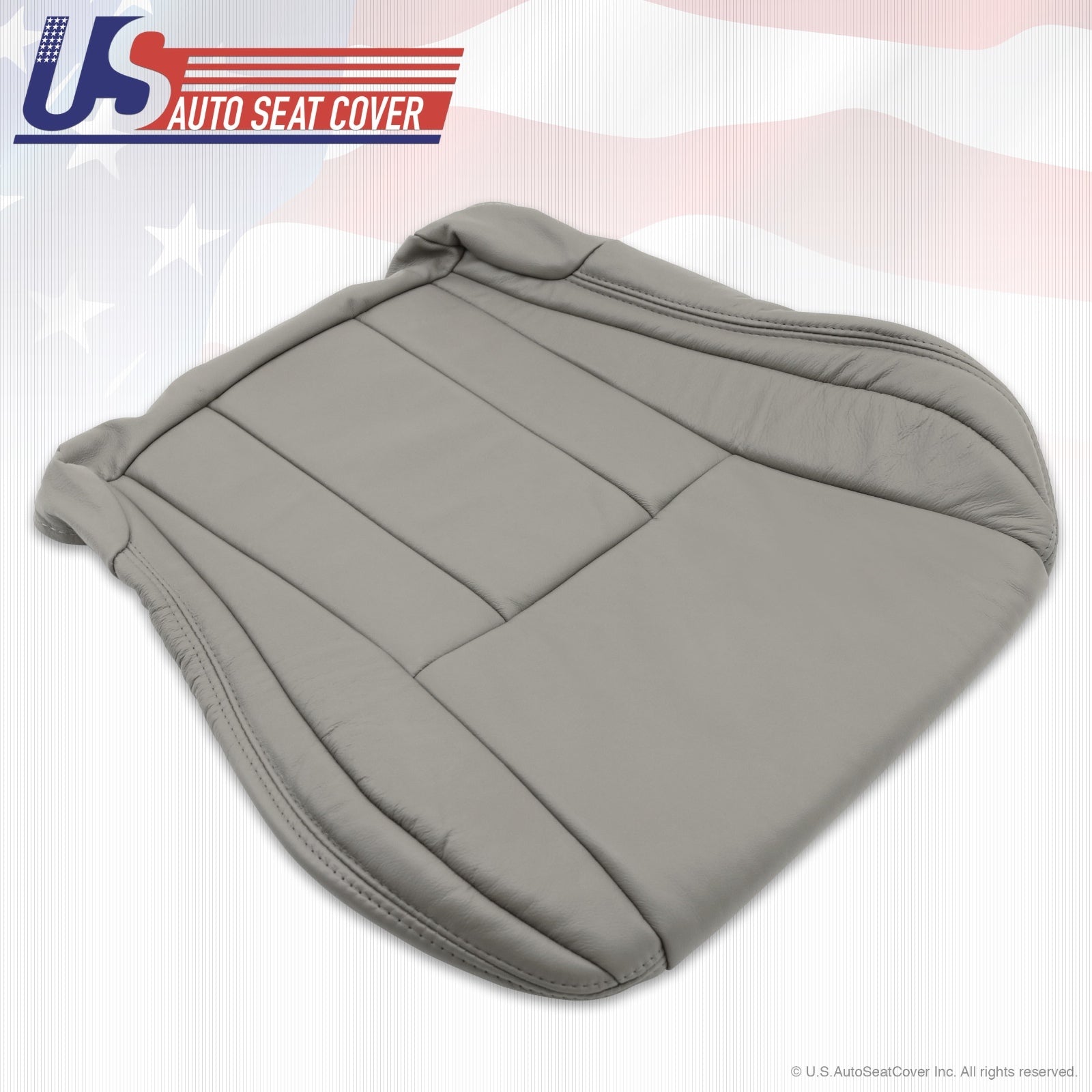 For 1996 to 2002 Toyota 4Runner Front "Left/ Right" Bottom Vinyl Seat Cover Gray