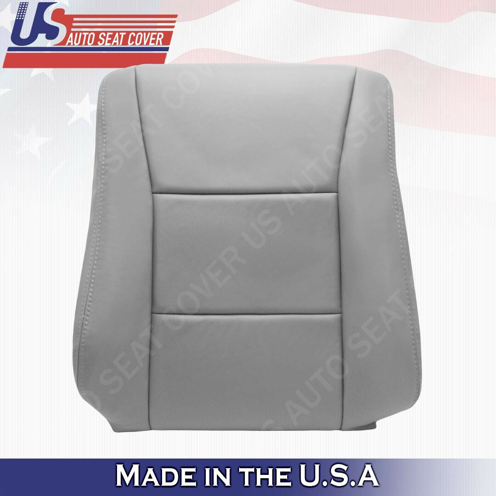 1998-2007 FITS Toyota Land Cruiser Driver Top Leather Seat Cover Gray