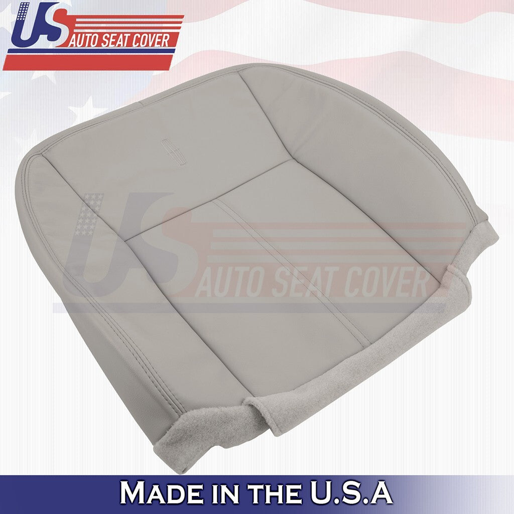 2003 2004 2005 2006 2007 2008 For Lincoln Town Car Driver Top Leather Cover Gray