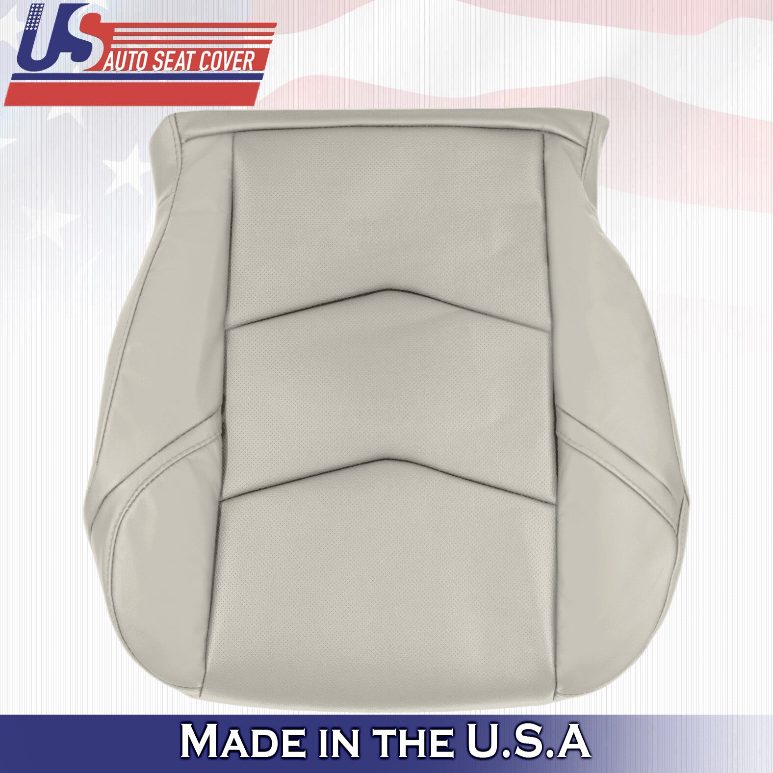 2015 to 2020 For Cadillac Escalade Passenger Side Bottom Leather Seat Cover Tan