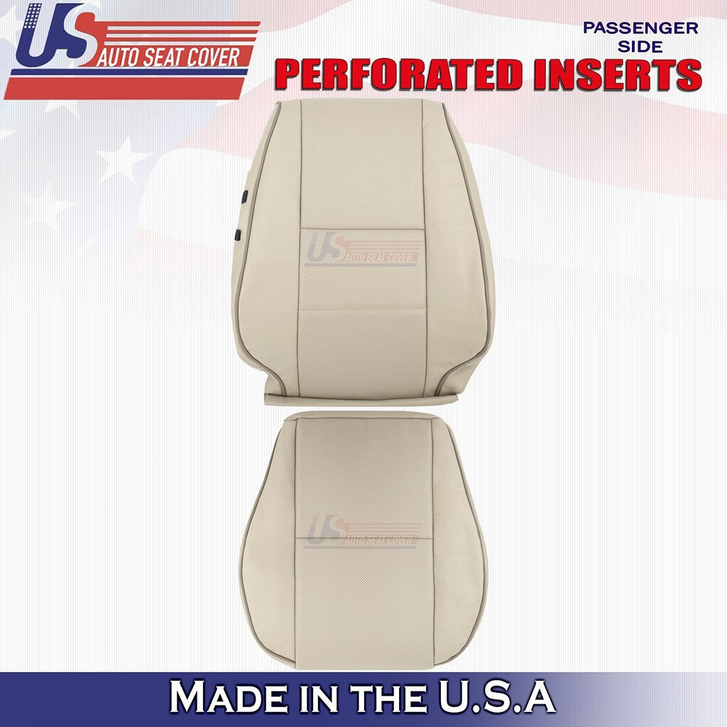 2001 to 2005 For Lexus IS300 Front Set Top & Bottoms Perf Leather Seat Cover Tan