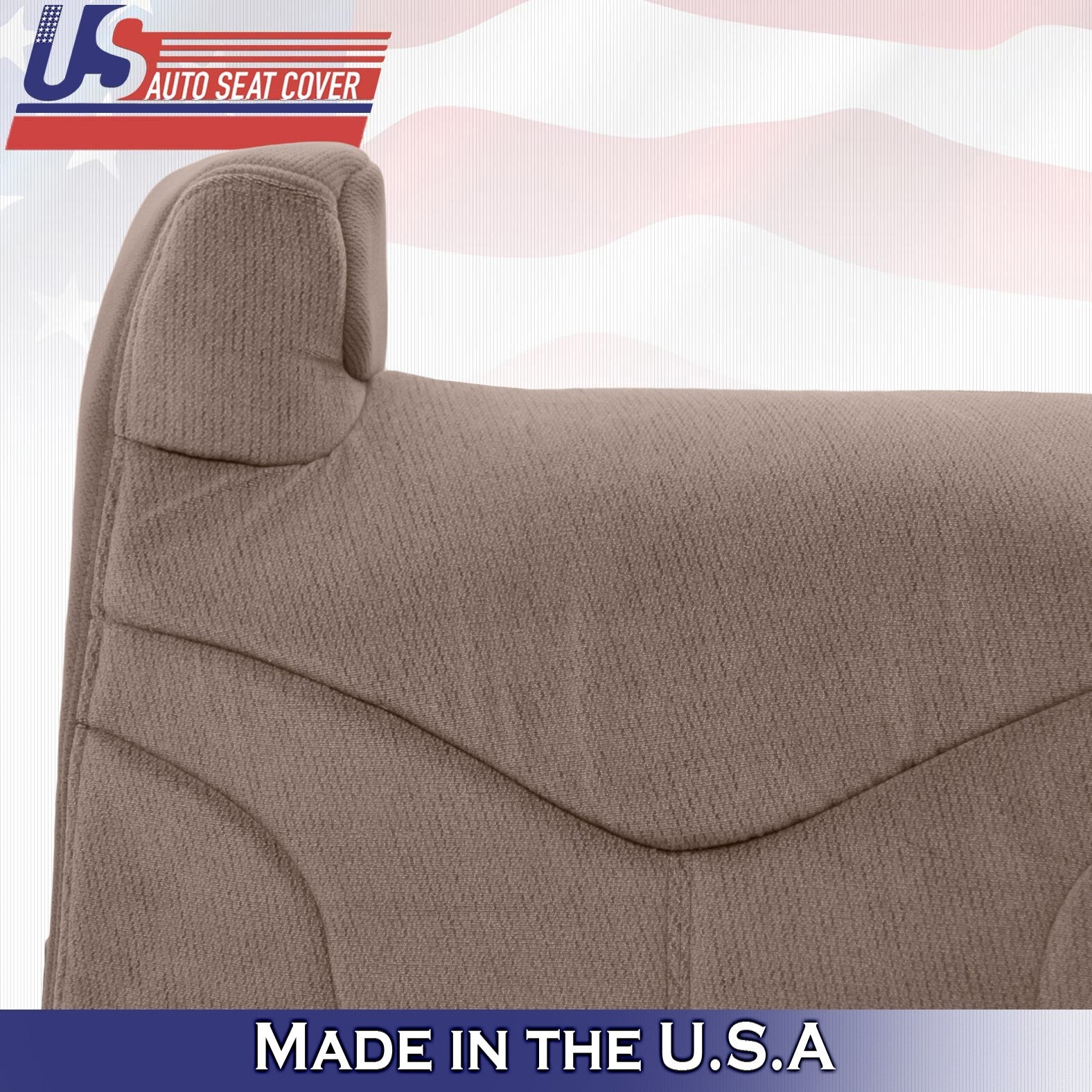 2000 2001 2002 FOR GMC Yukon Driver & Passenger Bottoms-Tops Cloth Cover Tan