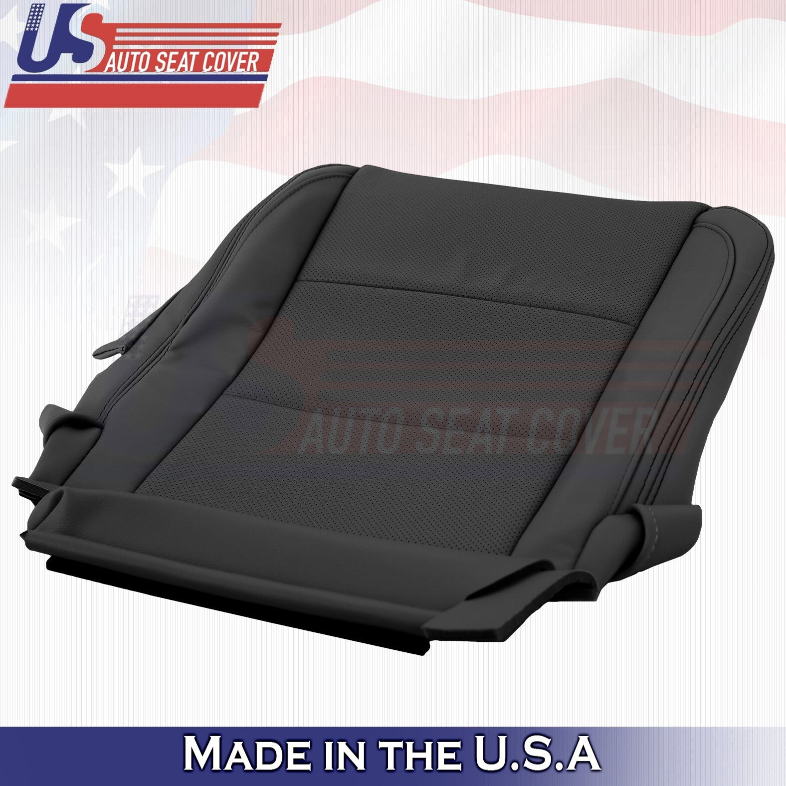 2017 2018 2019 2020 For Lexus GS350 Passenger Bottom Leather Seat Cover Black