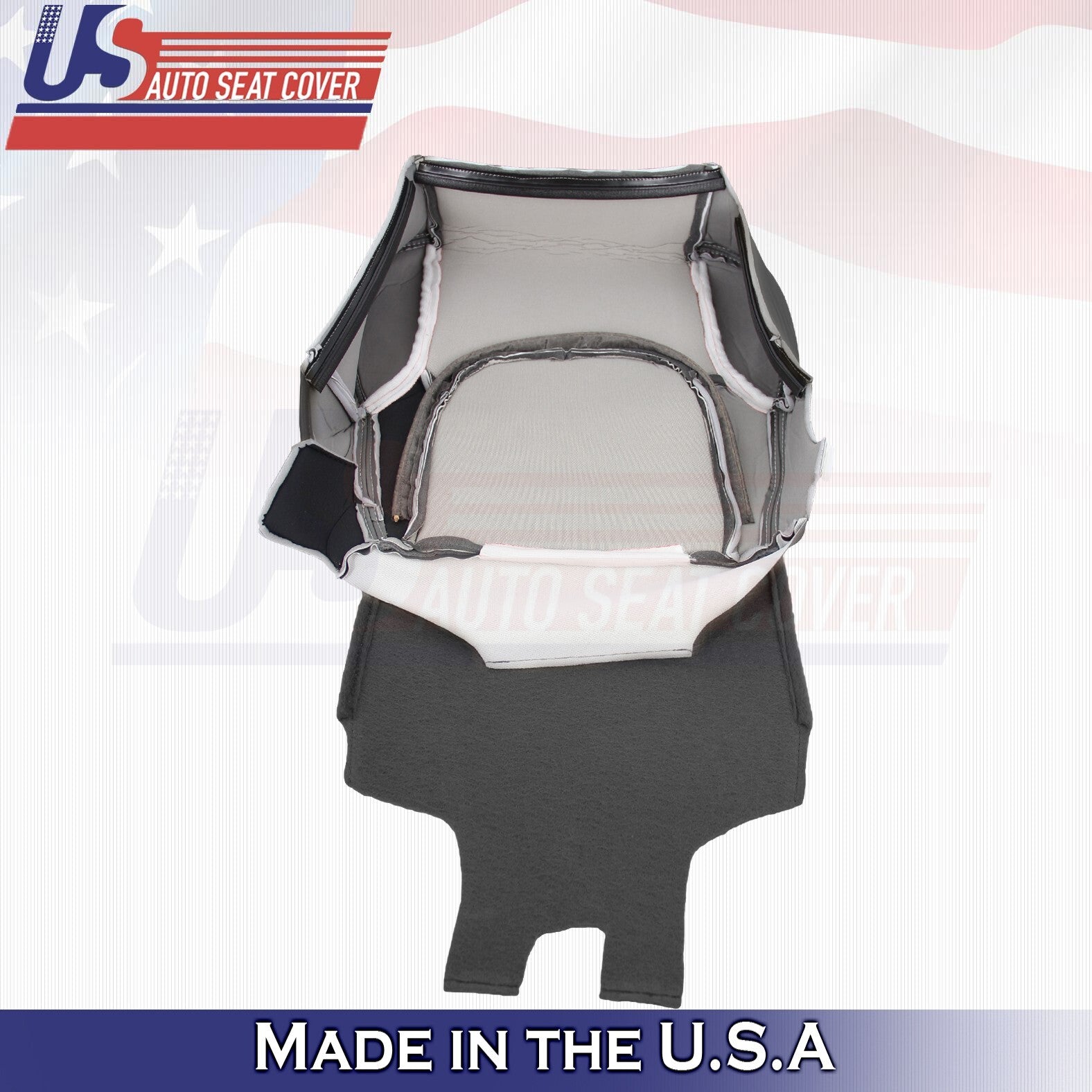 2005 to 2021 For Nissan Frontier Driver Top & Bottom Leather Seat Covers Black