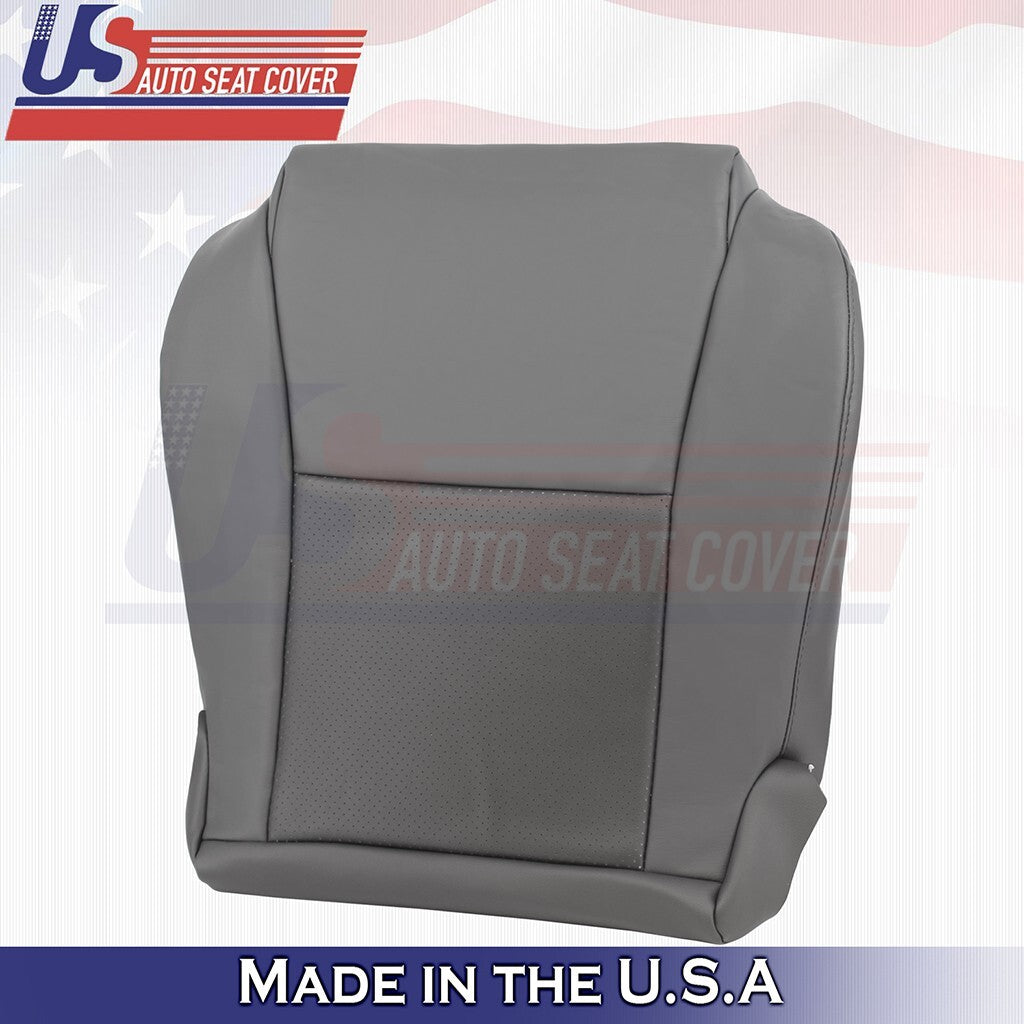 2005- 2008 For Toyota Tacoma Passenger Side Bottom Leather Seat Cover Gray