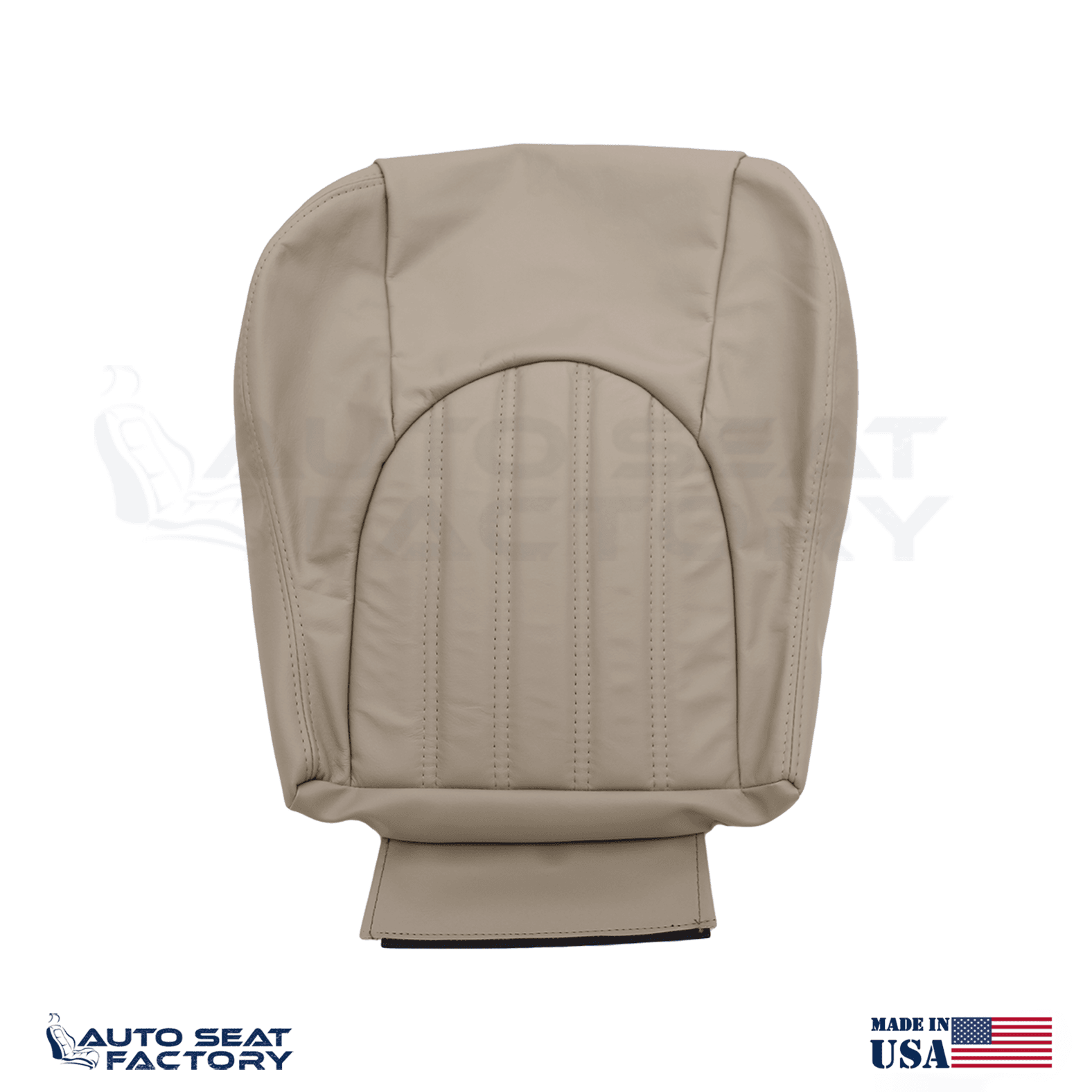 2001 - 2005 Fits Jaguar XK8 Driver Bottom AGD Oatmeal Leather Seat Cover