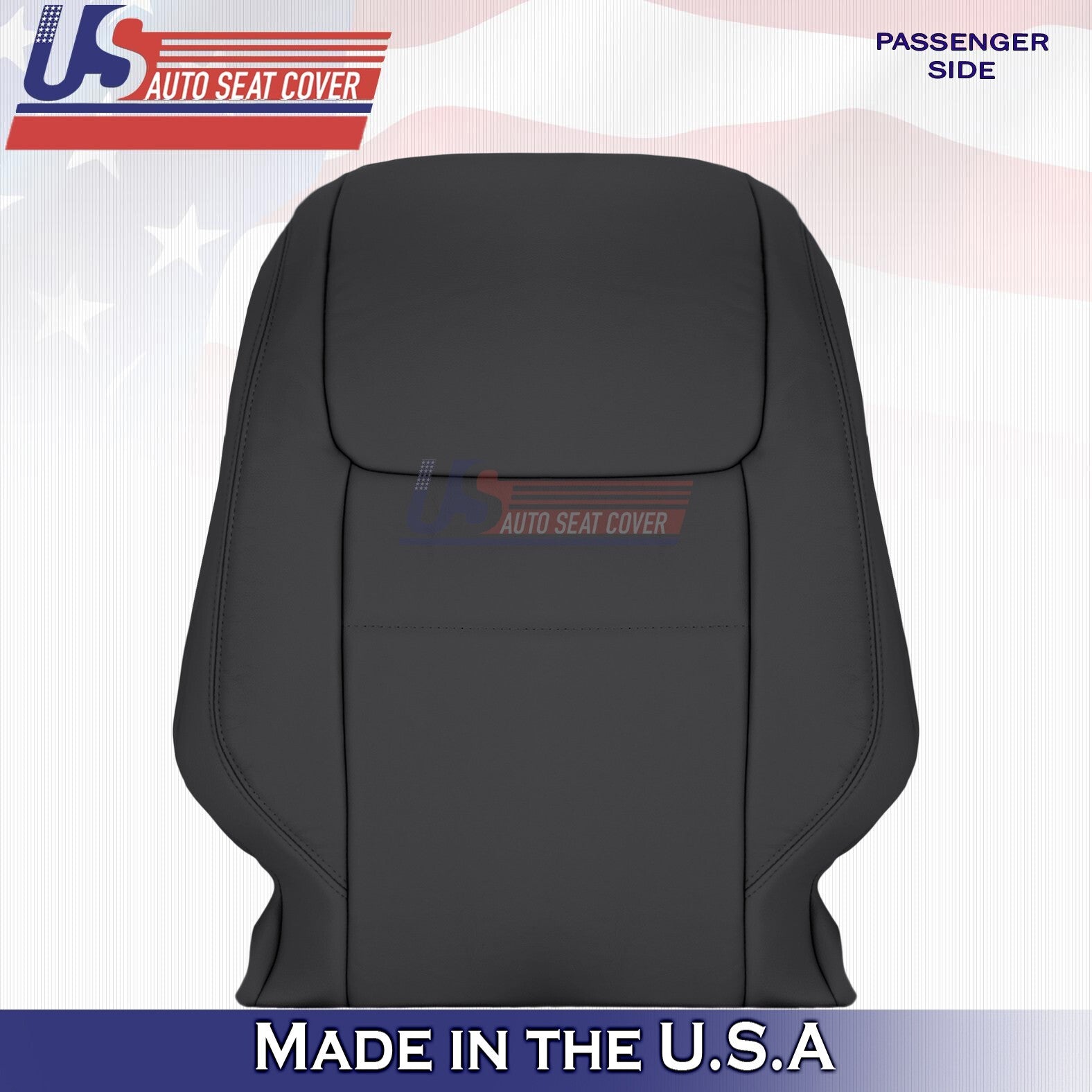 2017 to 2020 Fits Toyota Sienna Front Set Bottoms &Tops Leather Cover Black