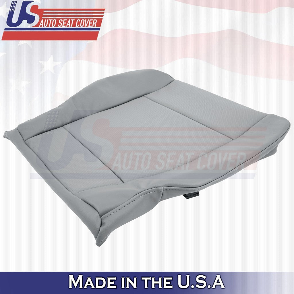 2017 to 2021 Fits Ford F250 WT Passenger Bottom Synthetic Leather Cover Gray