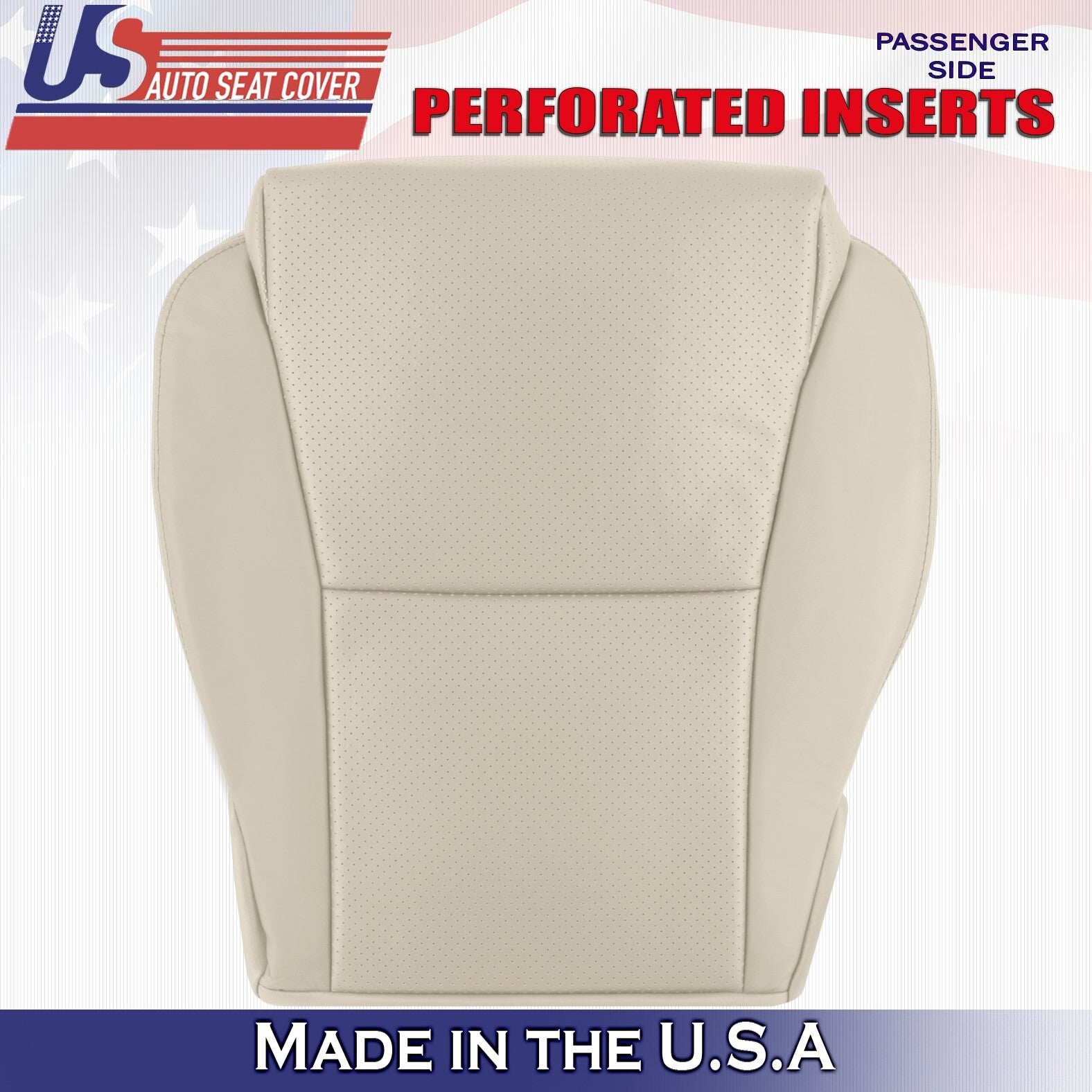 2006 For Toyota Solara Convertible Driver & Passenger Bottom Leather Covers Tan