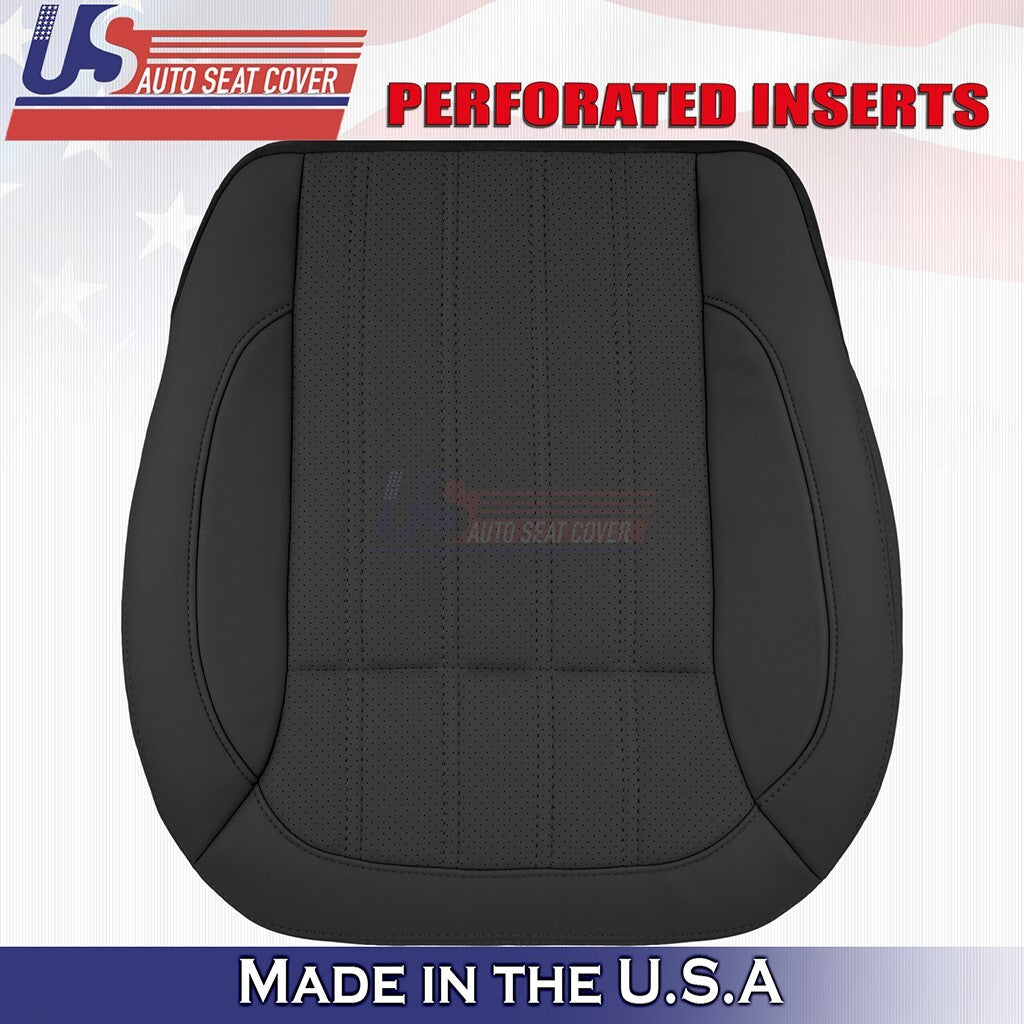 2016 For Mercedes Benz GLE550 Driver & Passenger Bottom Leather Cover Black