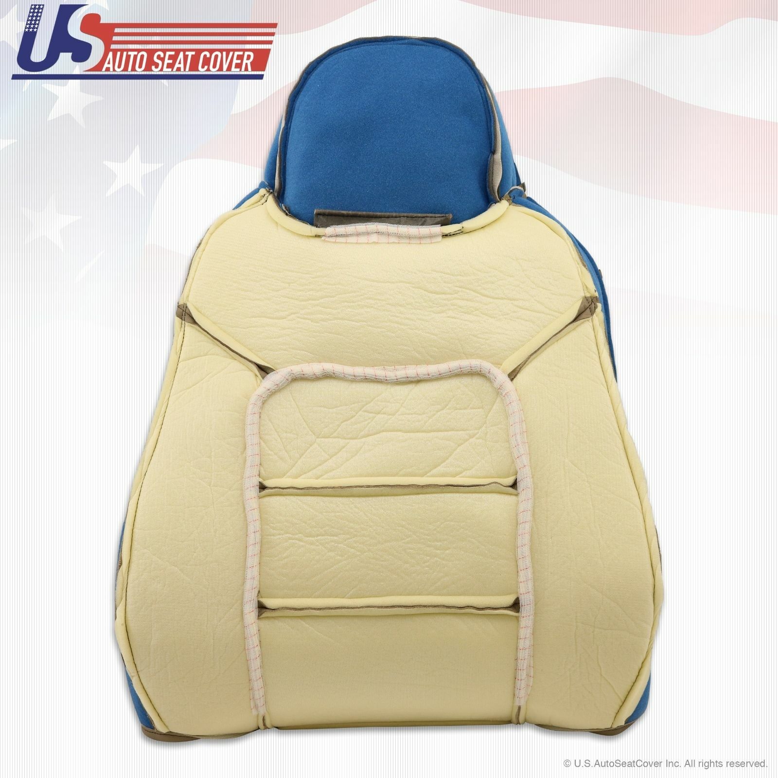 2003 Ford Expedition Passenger Lean Back Perforated Leather Seat Cover ALL TAN