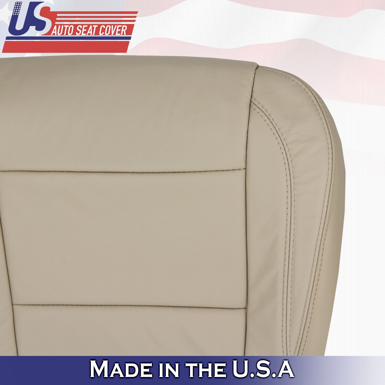 2004 - 2010 For Infinity QX56 Passenger Side Bottom Leather Seat Cover in Tan