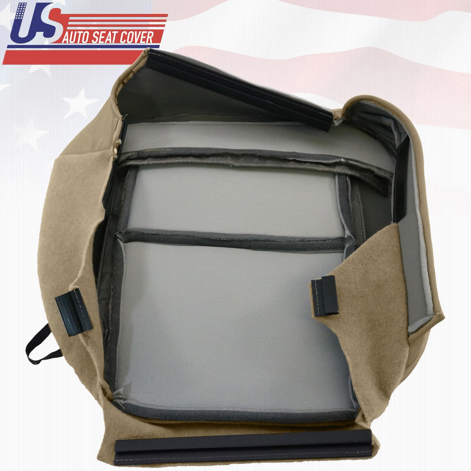 2004 2005 Ford F150 STX XL Driver Bottom Replacement Cloth Seat Cover Pebble Tan