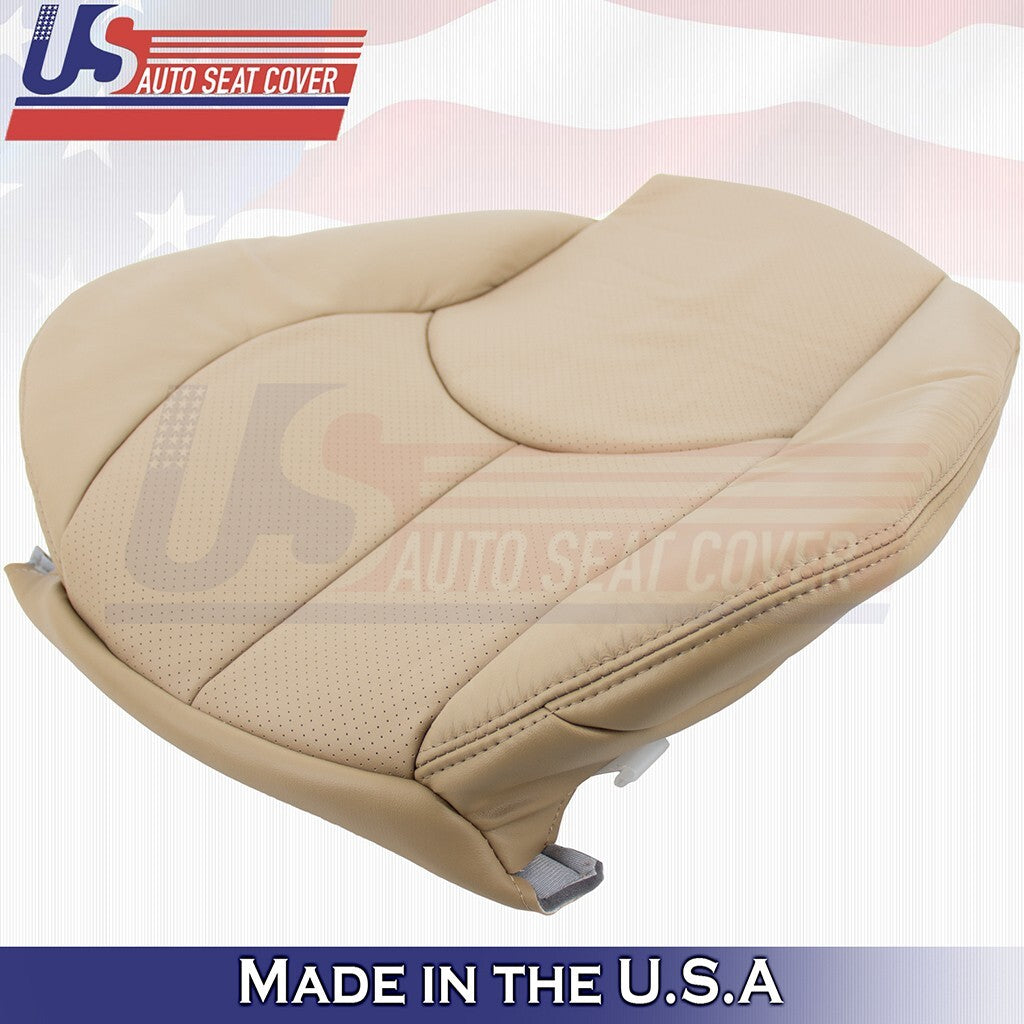 1996 to 2002 Fits Mercedes Benz SL600 RIGHT Bottom & Top Perf Leather Cover Tan