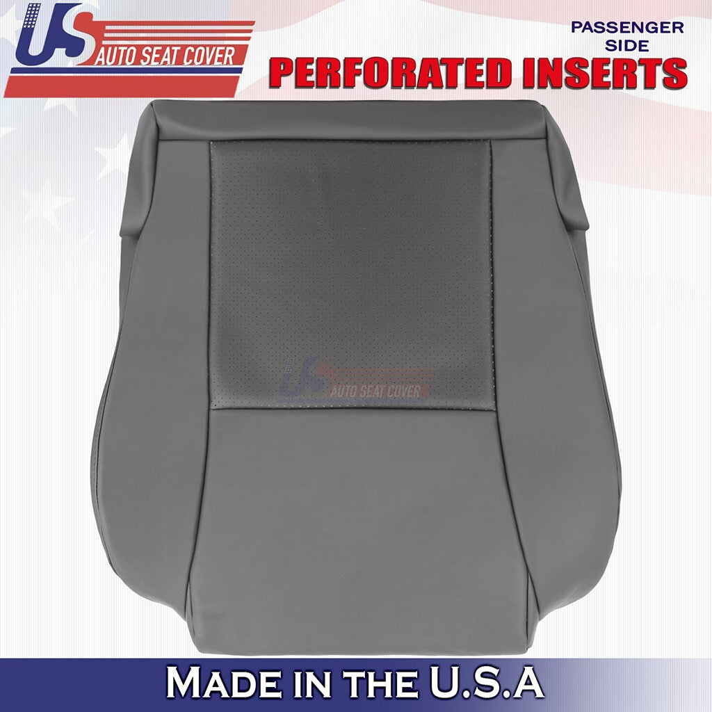 2005 to 2008 For Toyota Tacoma Driver & passenger Top Bottom Leather Covers Gray