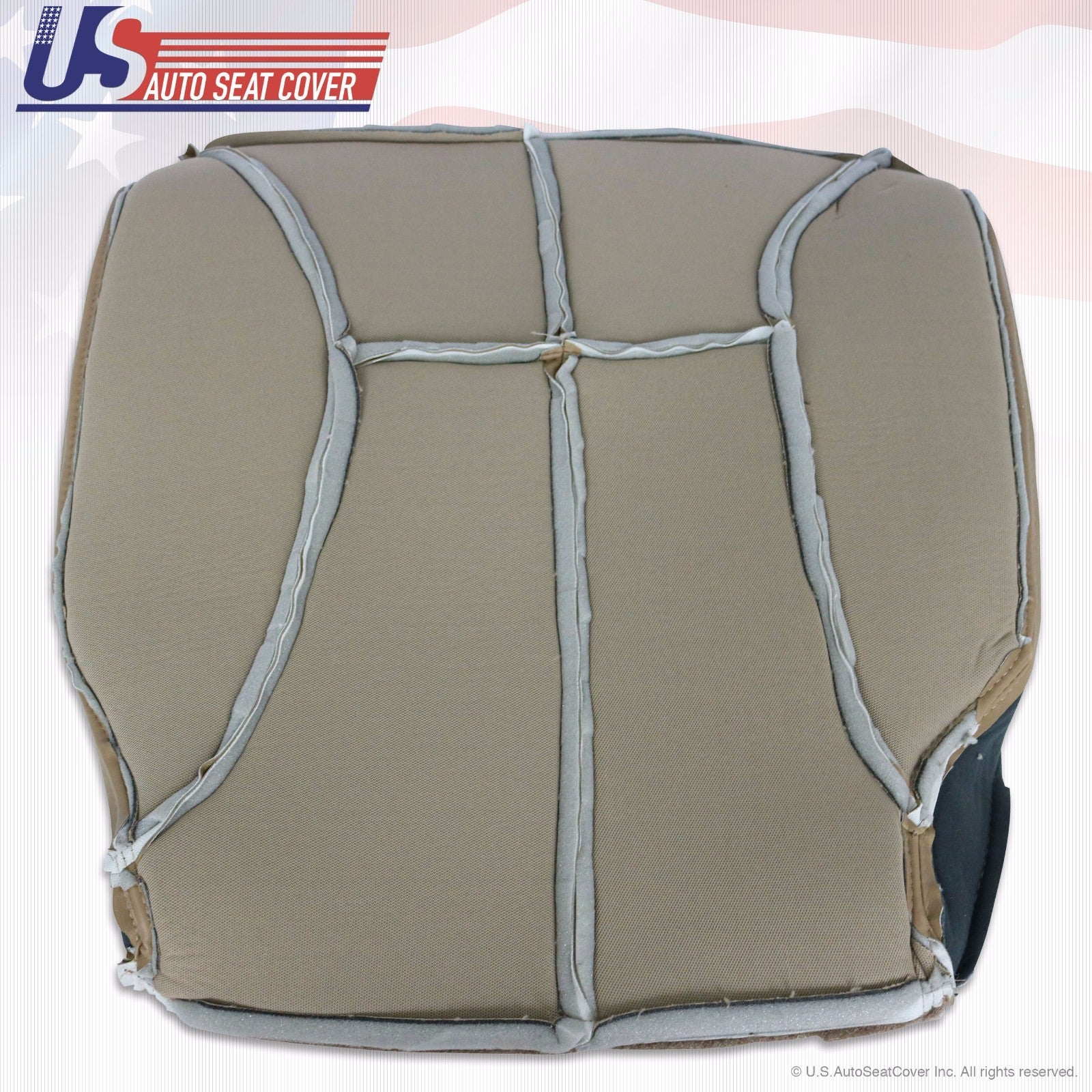 1998-2002 Fits Dodge Ram 1500 2500 3500 Passenger Bottom VINYL Seat Cover Tan