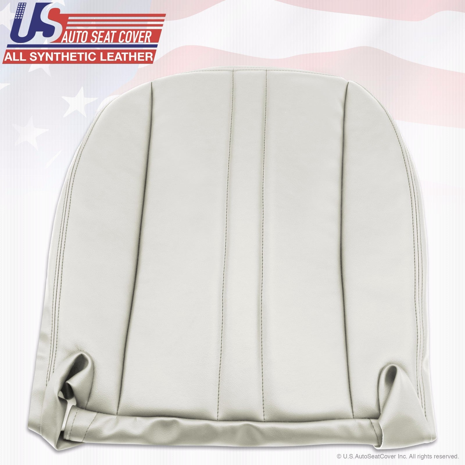 2003-2016 Chevy Express Van Driver Bottom Vinyl Seat Cover Color Light Tan